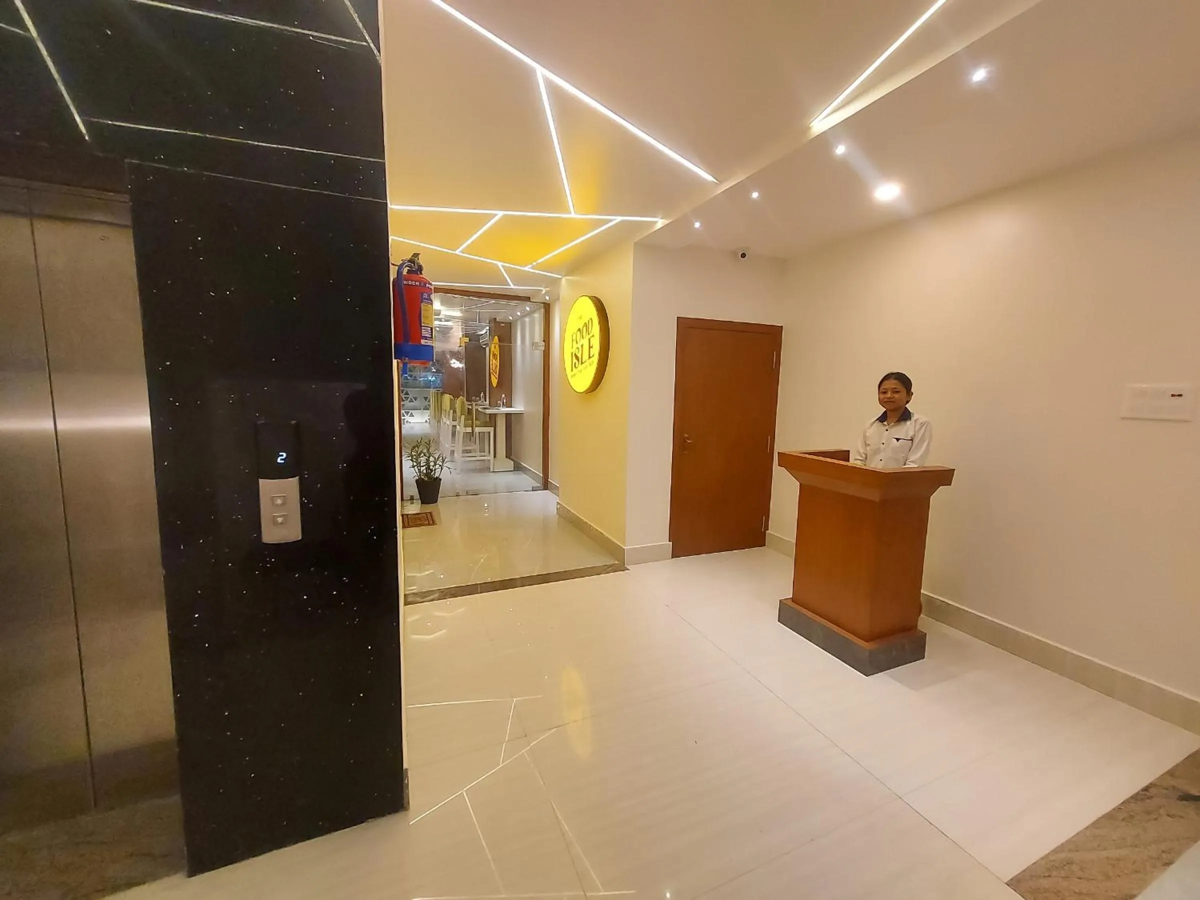 elevator in Hotel Bliss