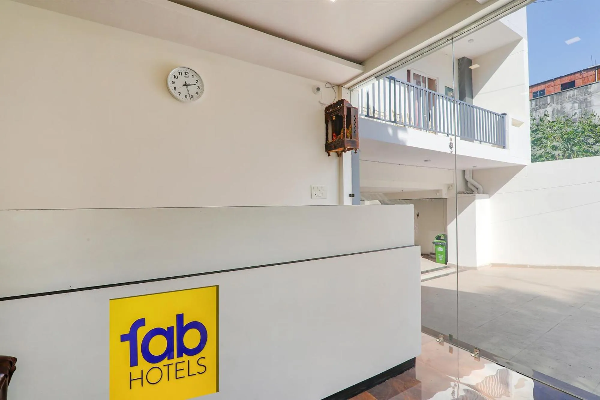 Lobby or reception in FabHotel The Comfort