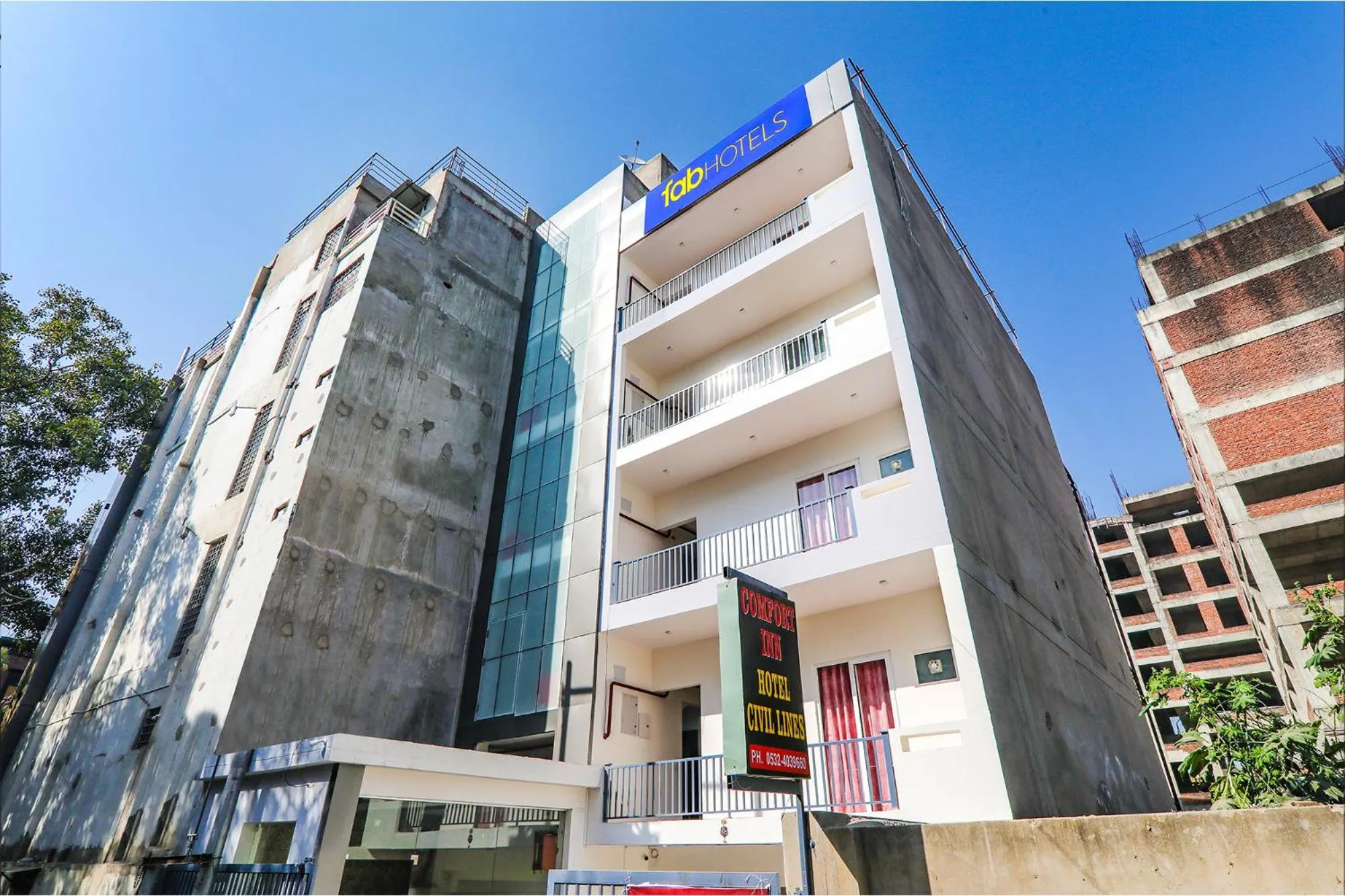 Property building in FabHotel The Comfort