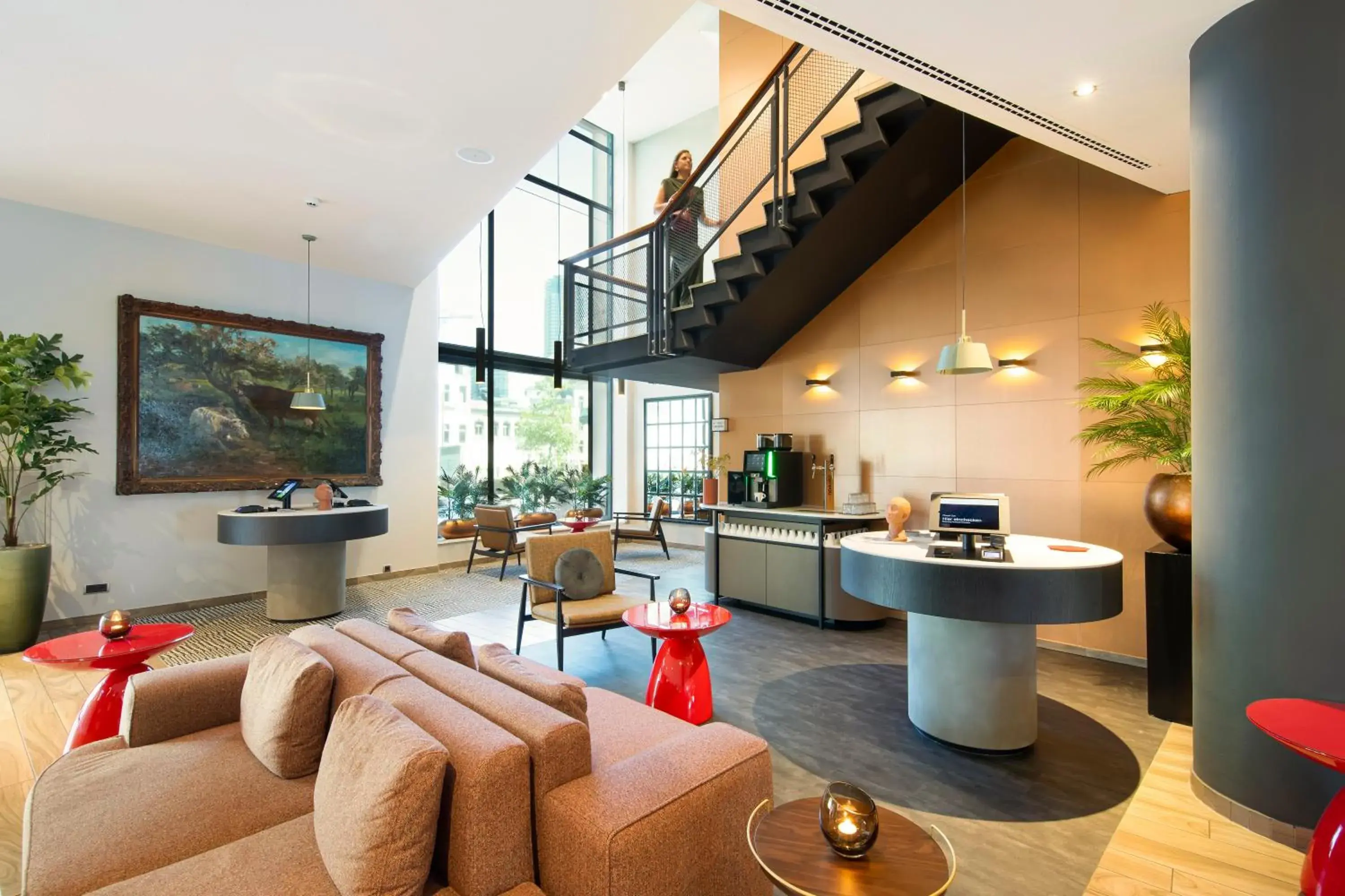 Lobby or reception in Bilderberg Parkhotel Rotterdam Lobby or reception in Bilderberg Parkhotel Rotterdam