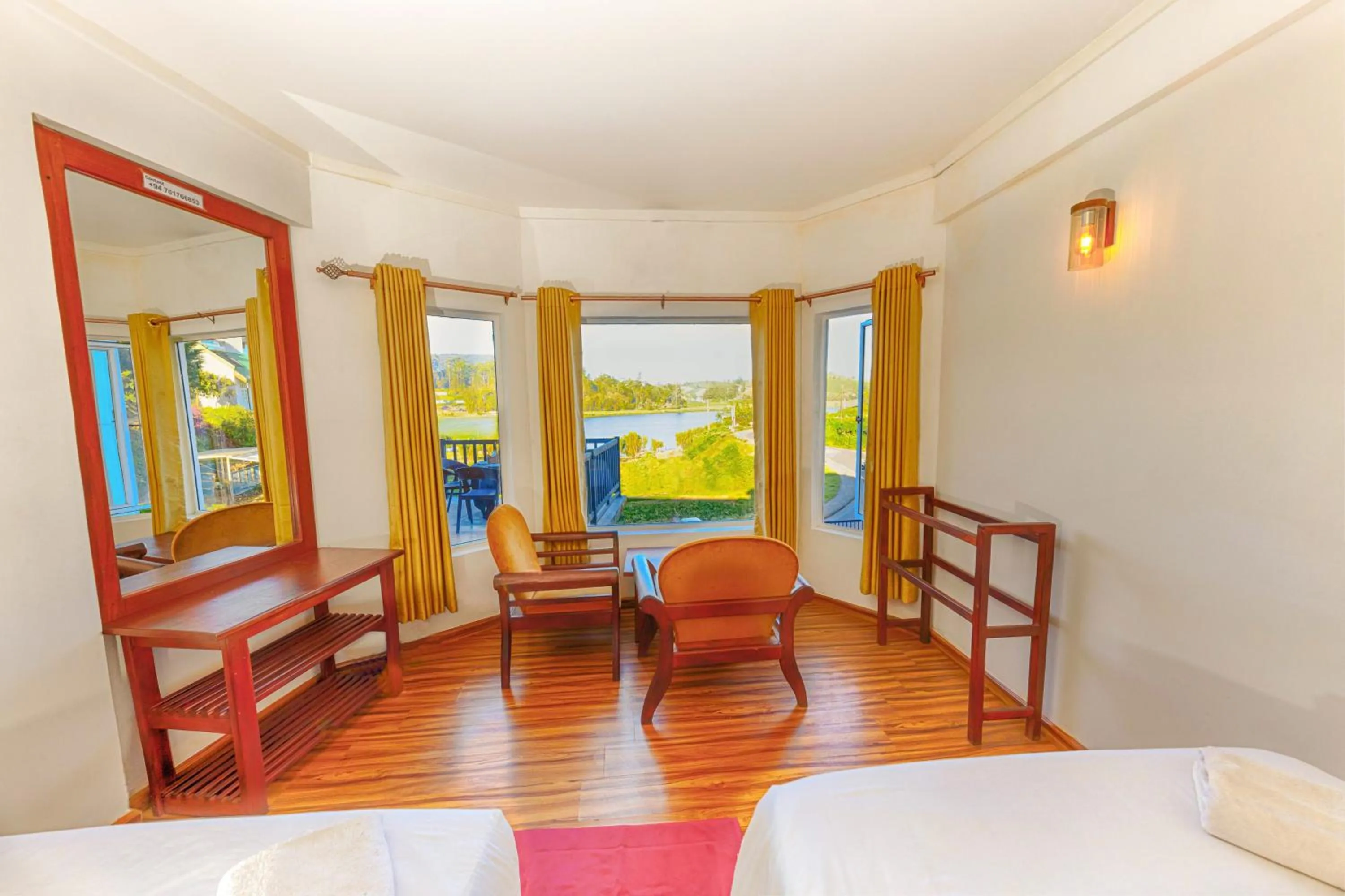 Bed in Eden Hill Hotel