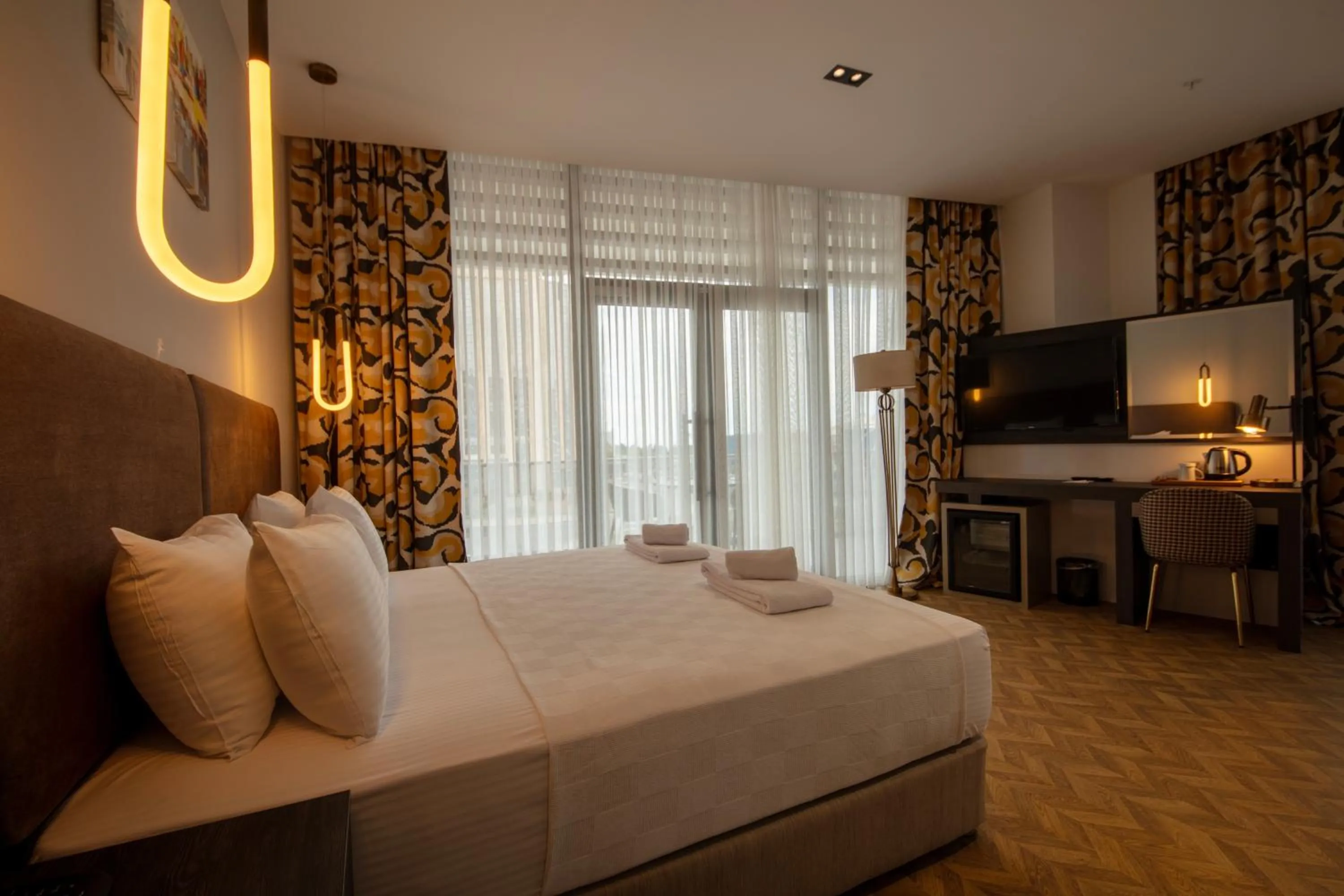 Bed in V Center Hotel