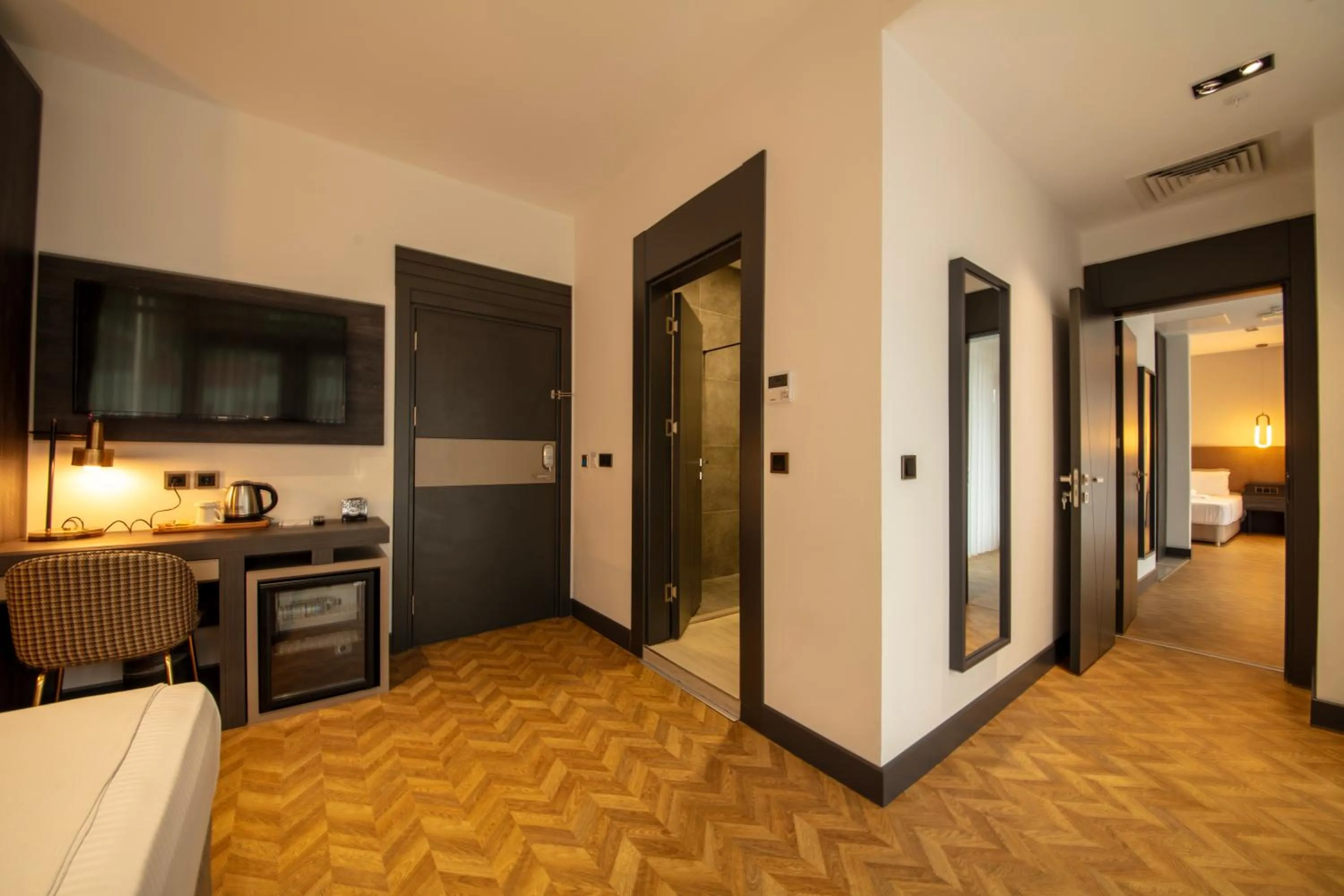 Bed in V Center Hotel