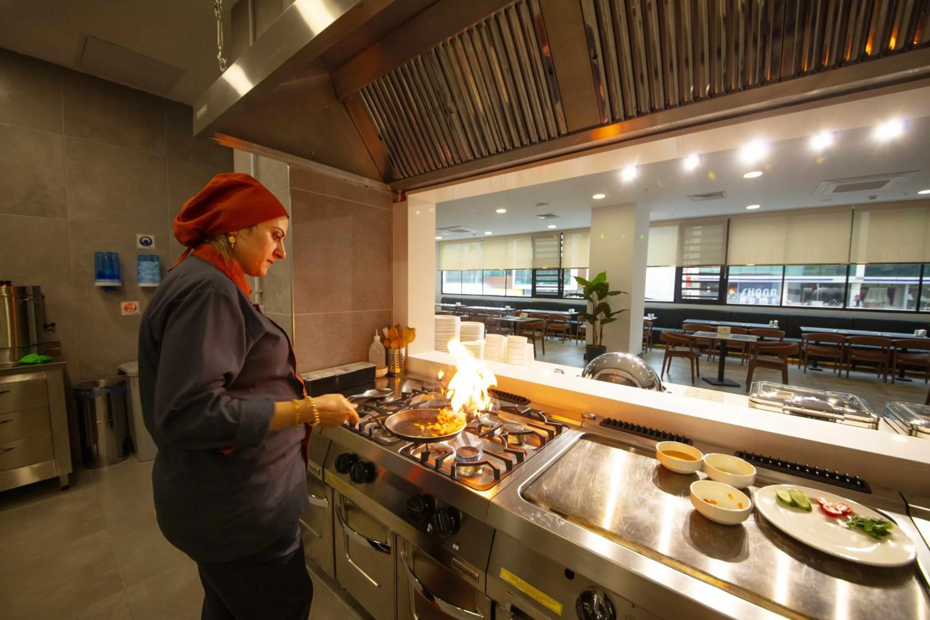 Food in V Center Hotel