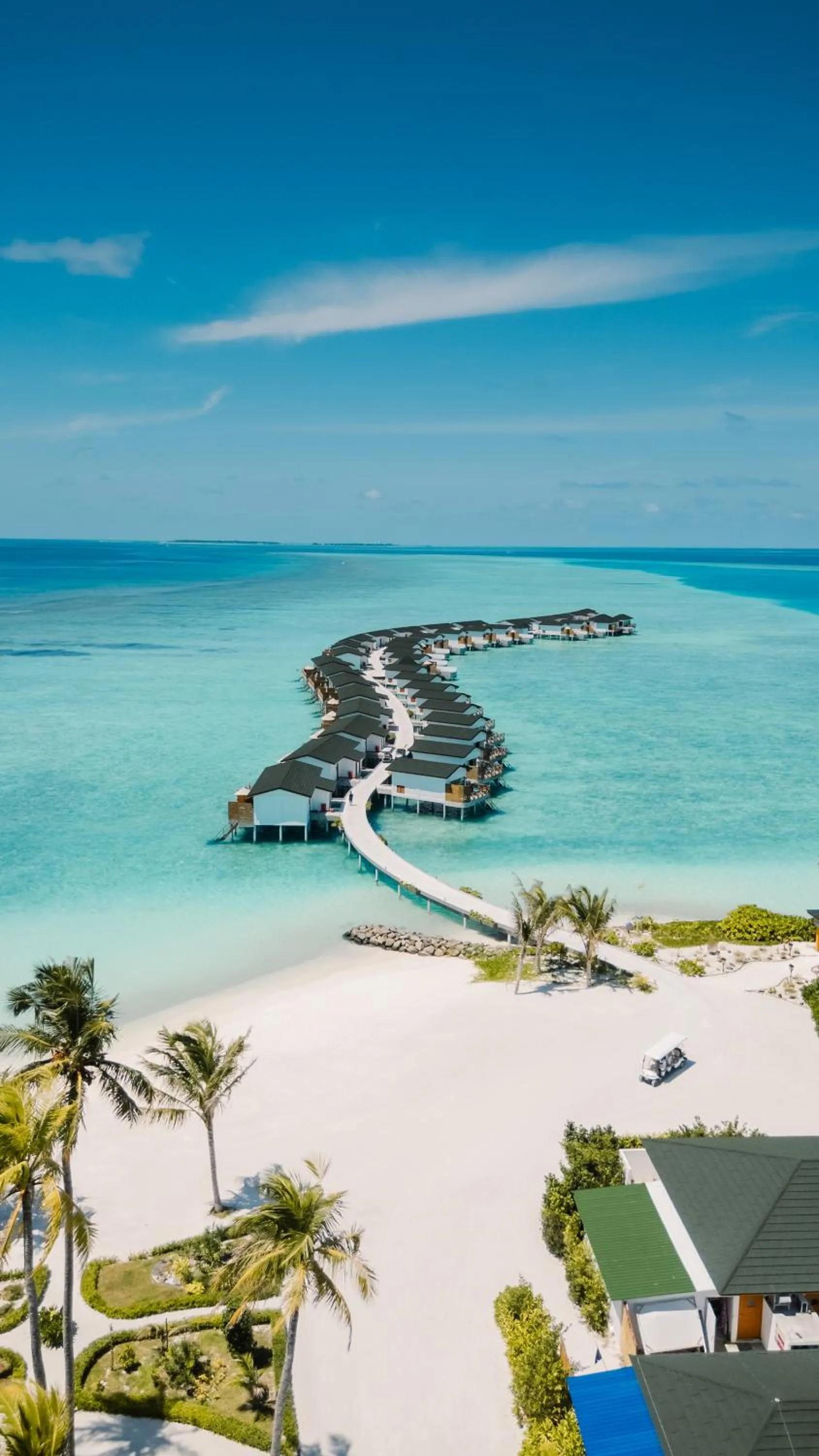 Bird's eye view in Joy Island Maldives All Inclusive Resort