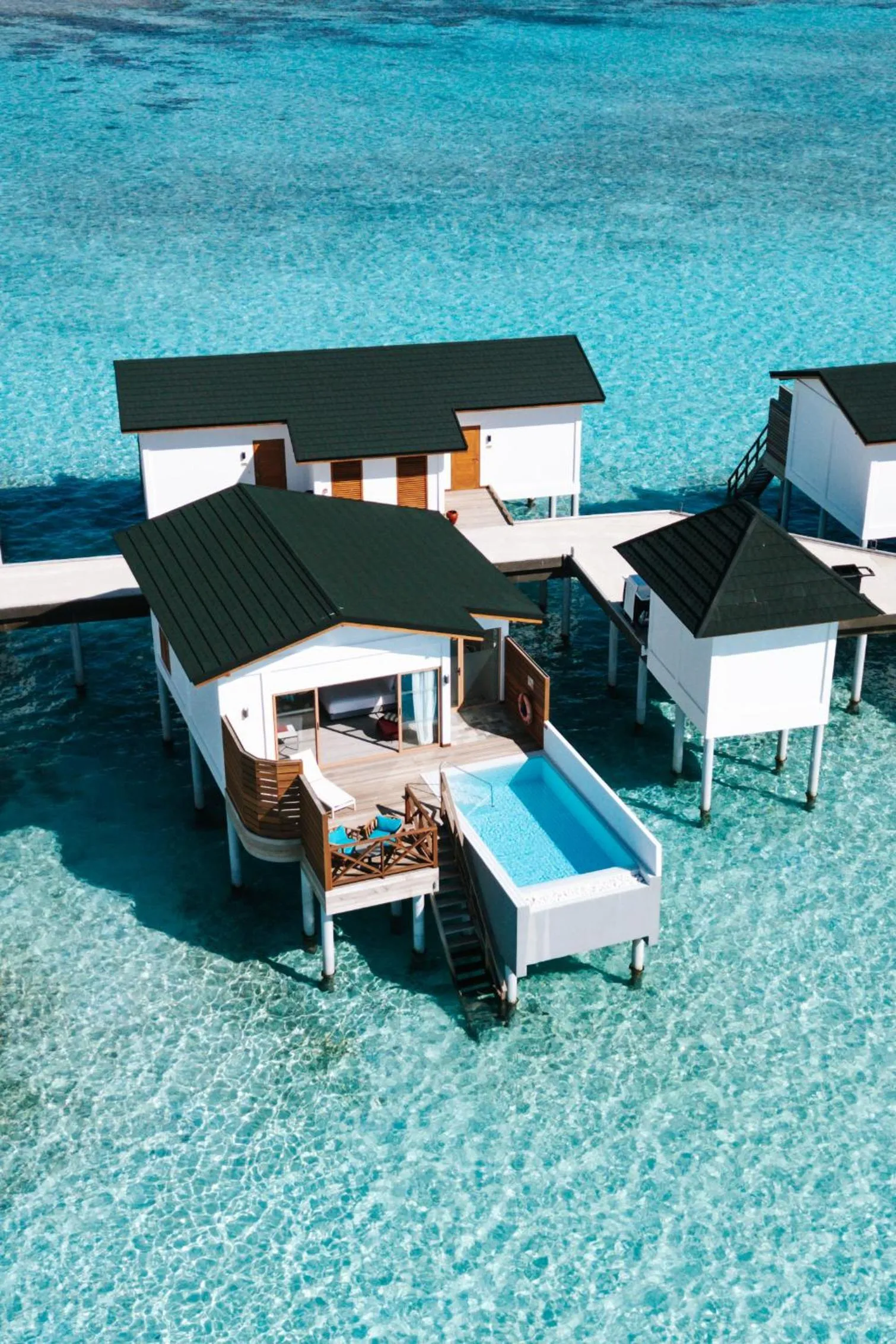 Pool view in Joy Island Maldives All Inclusive Resort