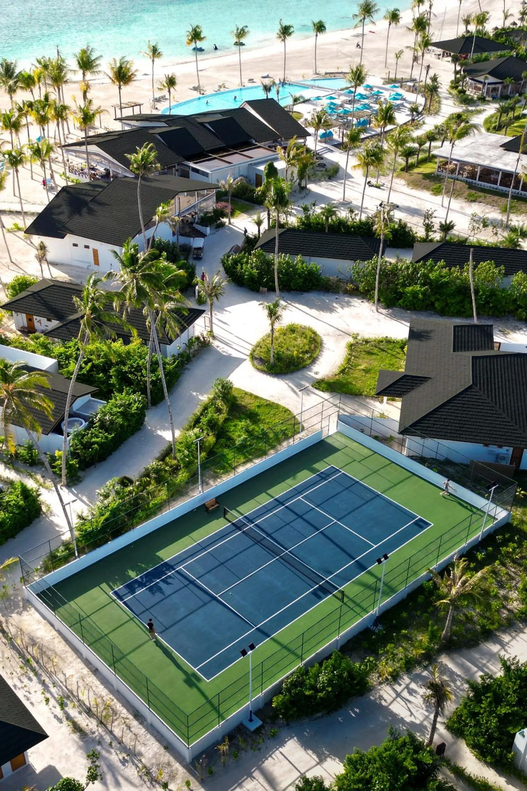 Tennis court in Joy Island Maldives All Inclusive Resort