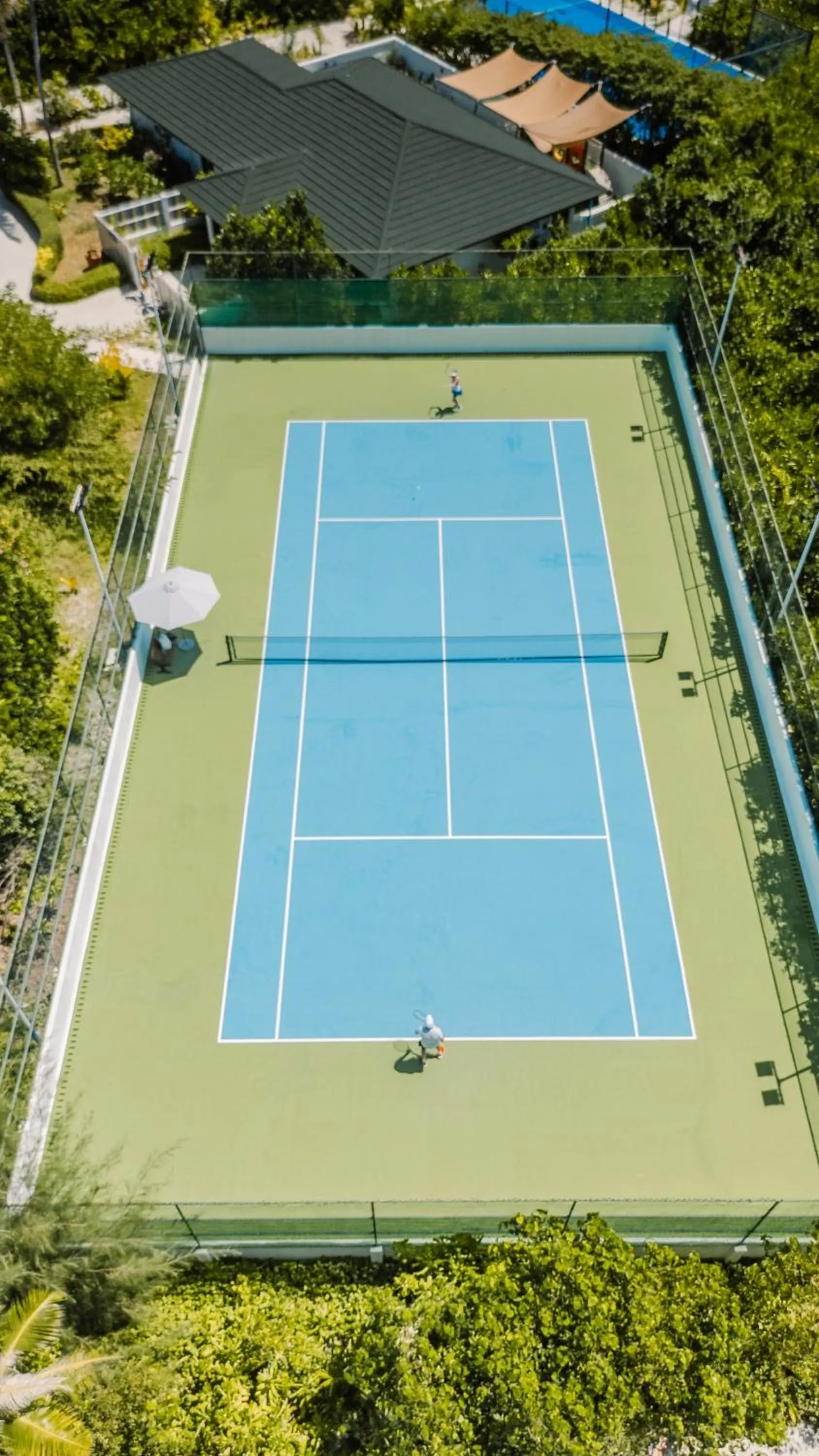 Tennis court in Joy Island Maldives All Inclusive Resort
