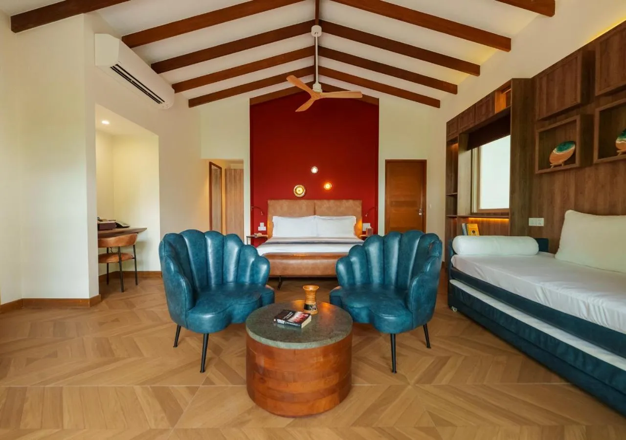 Bedroom, Bed in Joy Island Maldives All Inclusive Resort