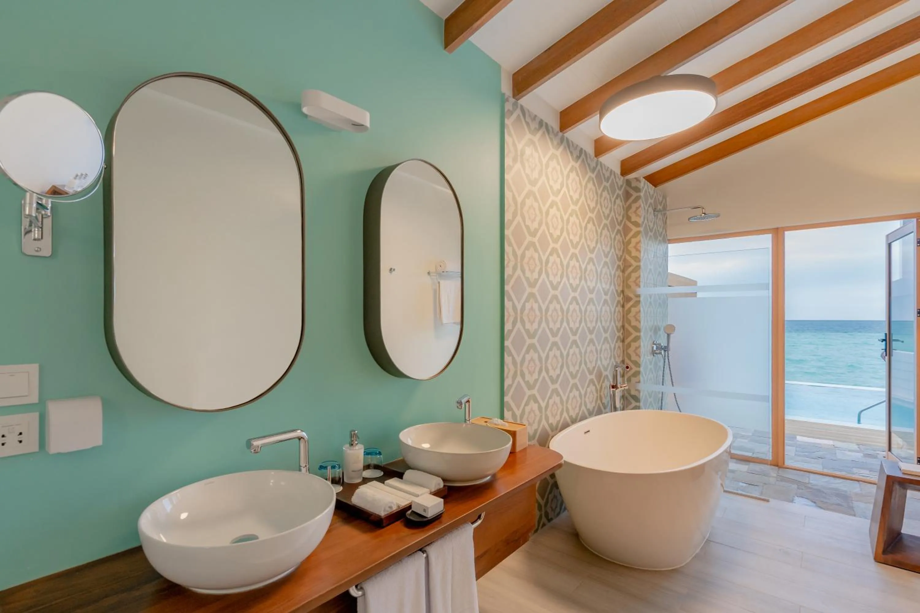 Bathroom in Joy Island Maldives All Inclusive Resort