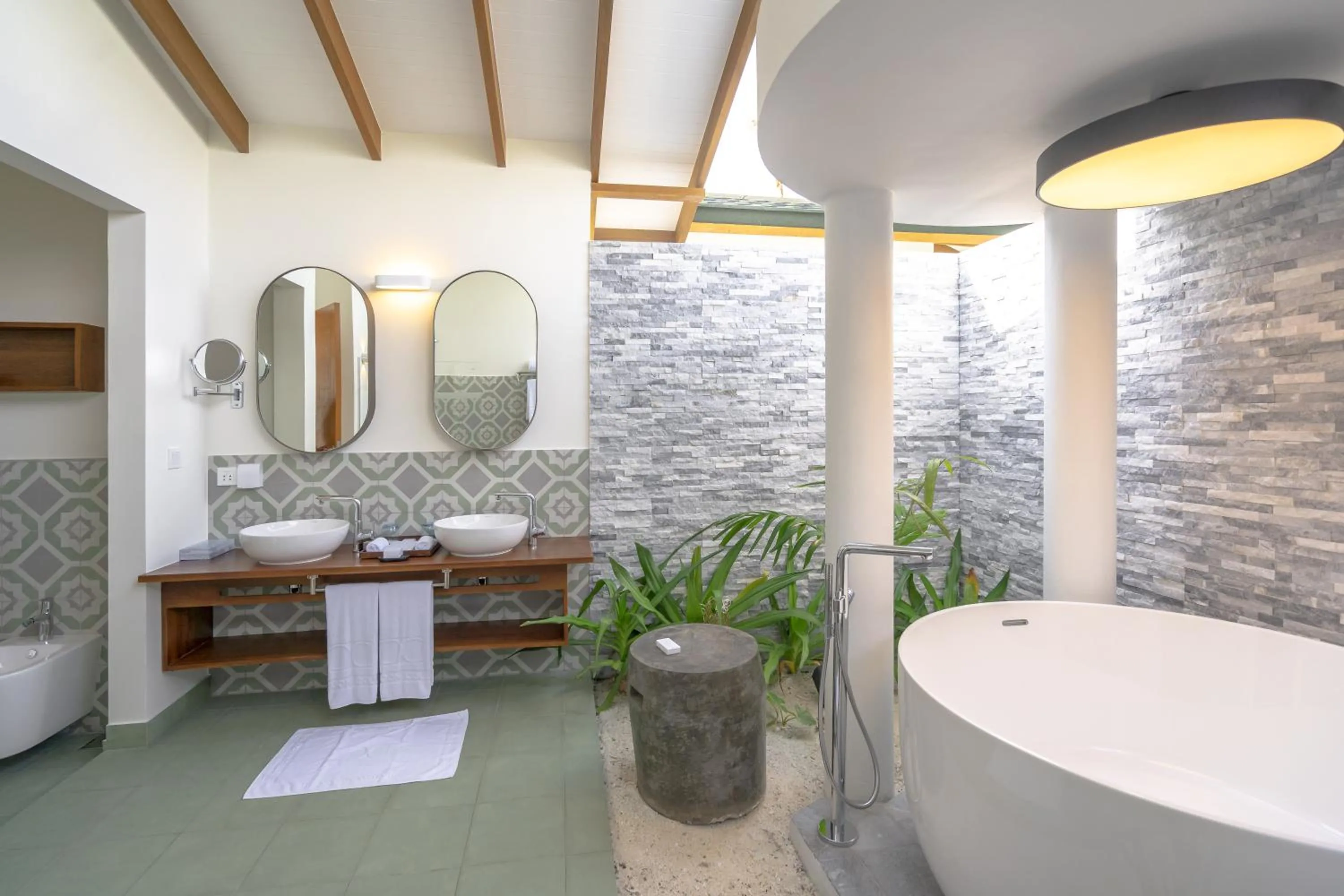 Bathroom in Joy Island Maldives All Inclusive Resort