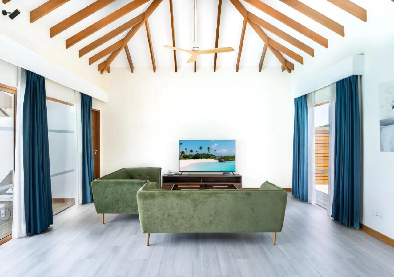 Living room in Joy Island Maldives All Inclusive Resort