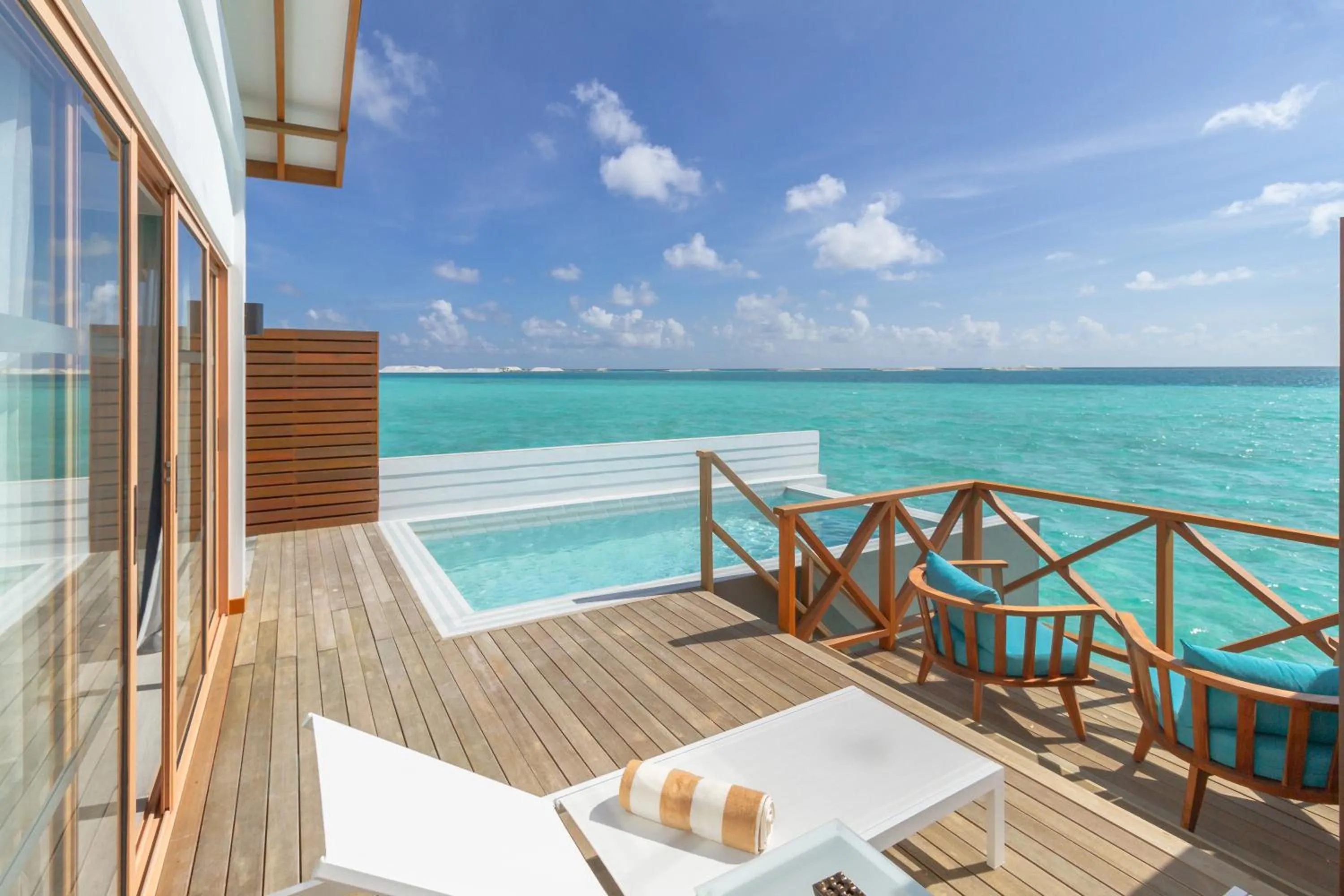 Pool view in Joy Island Maldives All Inclusive Resort