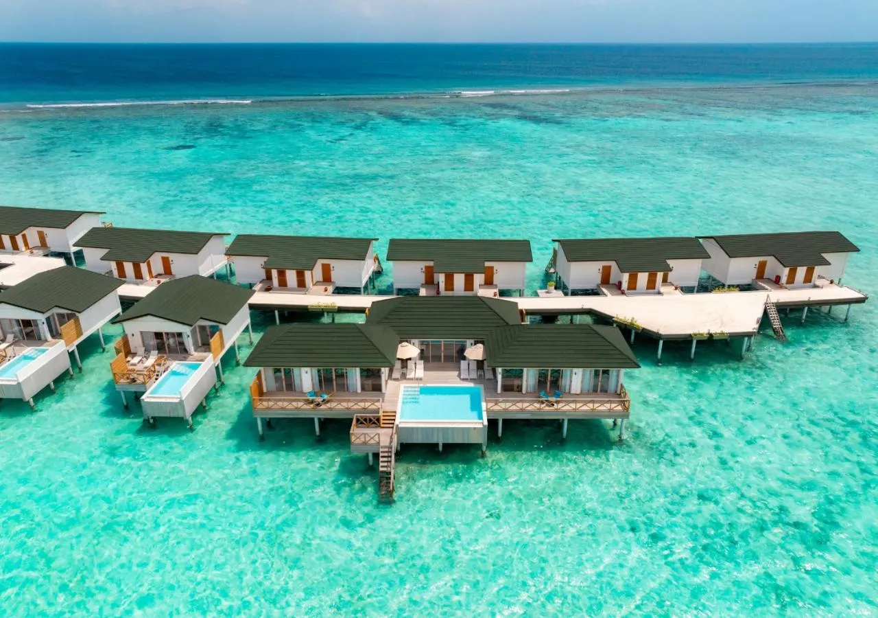 Pool view in Joy Island Maldives All Inclusive Resort