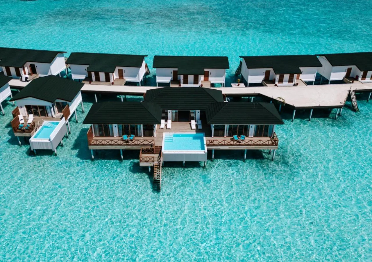 Pool view in Joy Island Maldives All Inclusive Resort