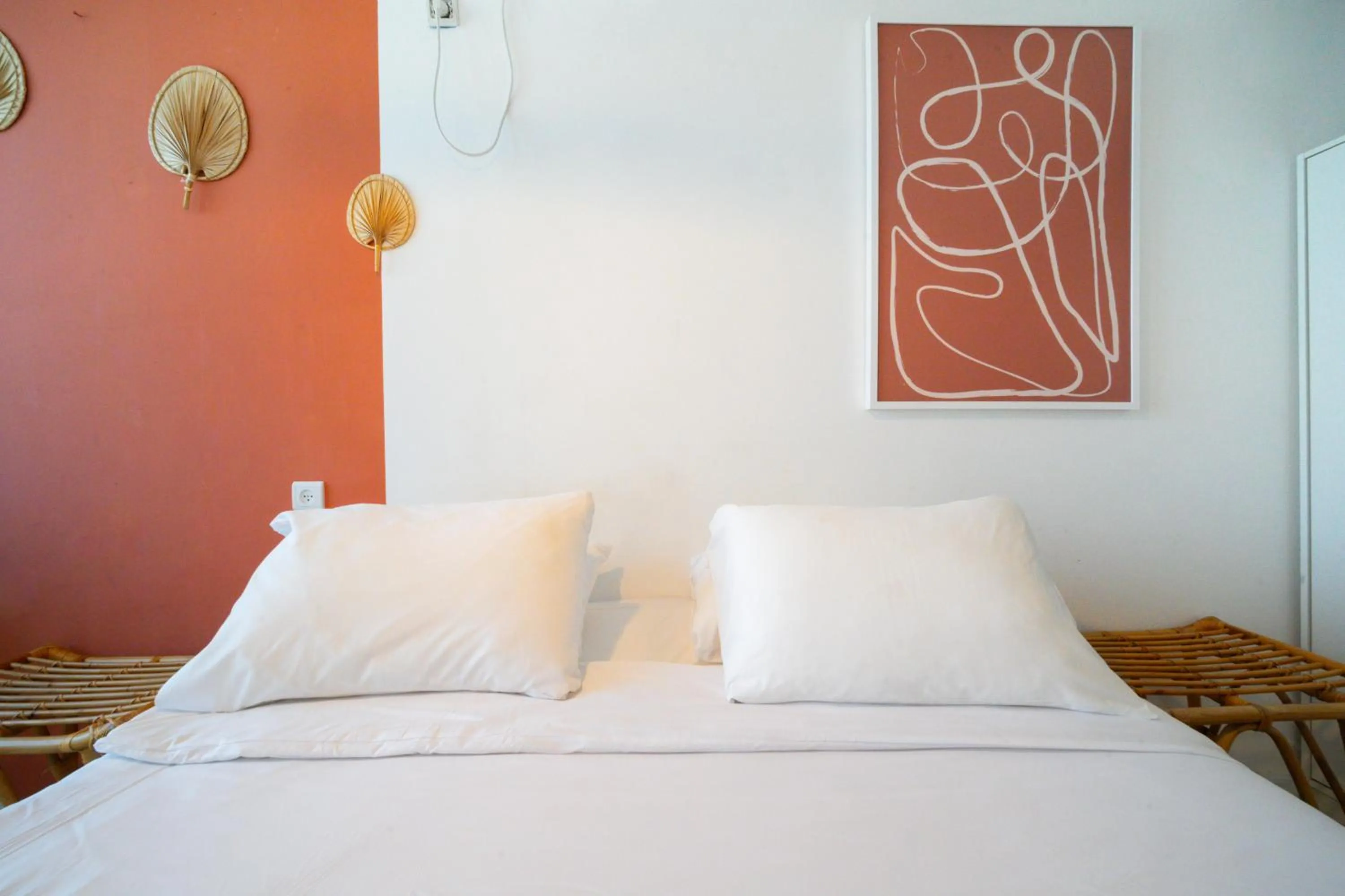 Bed in Central Beach Hotel