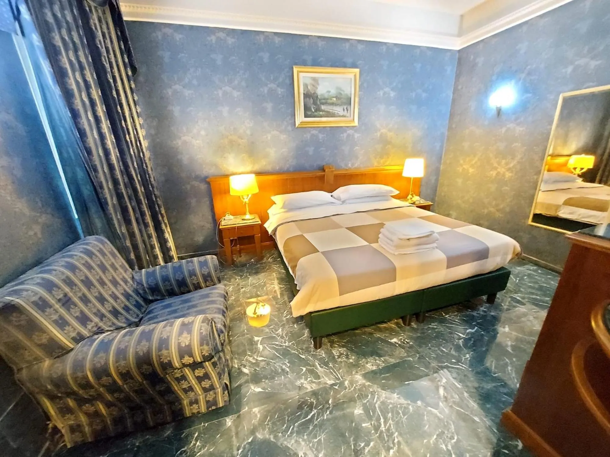 Bedroom, Bed in Hotel Positano 2