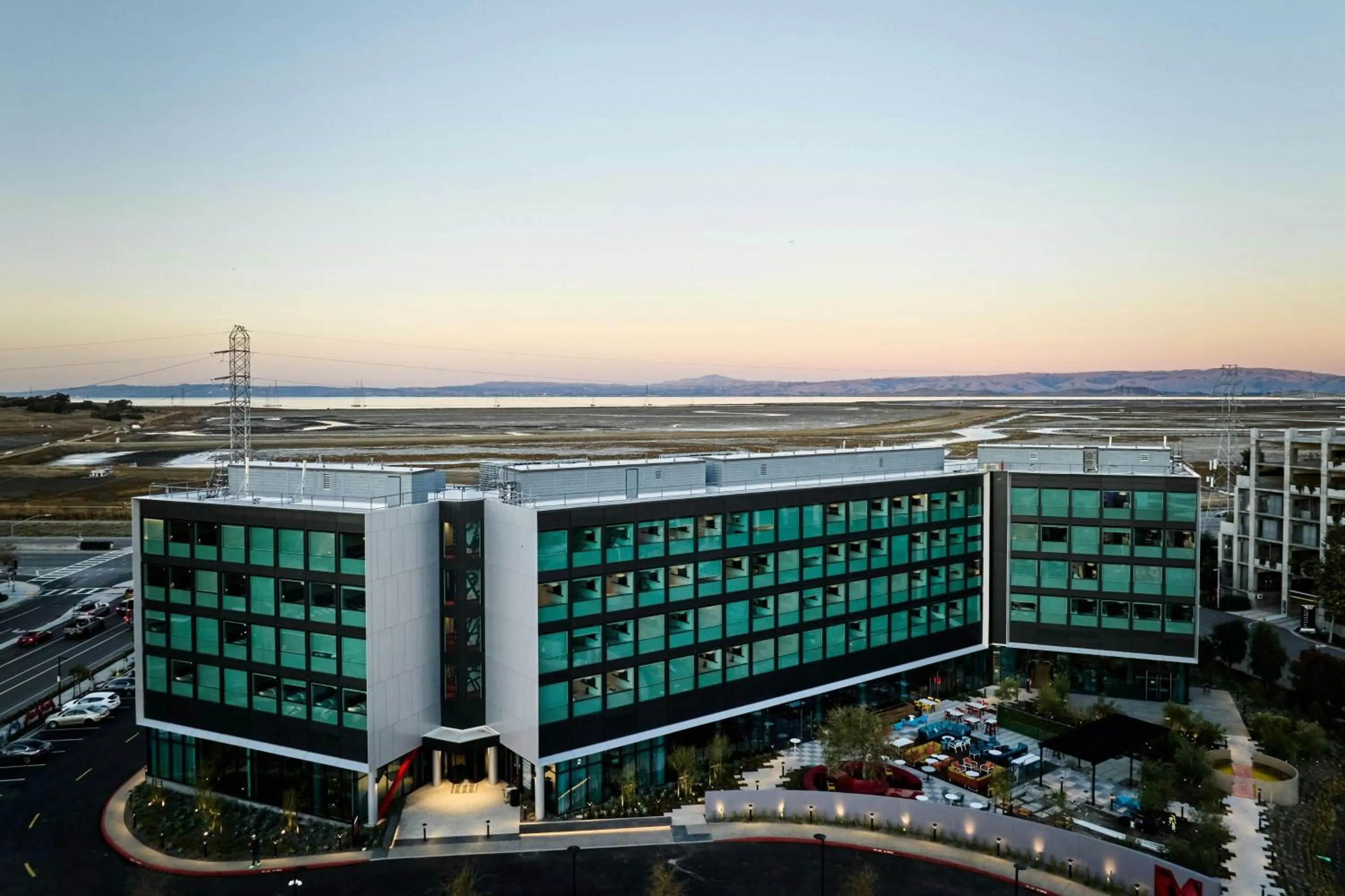 View (from property/room) in citizenM Menlo Park