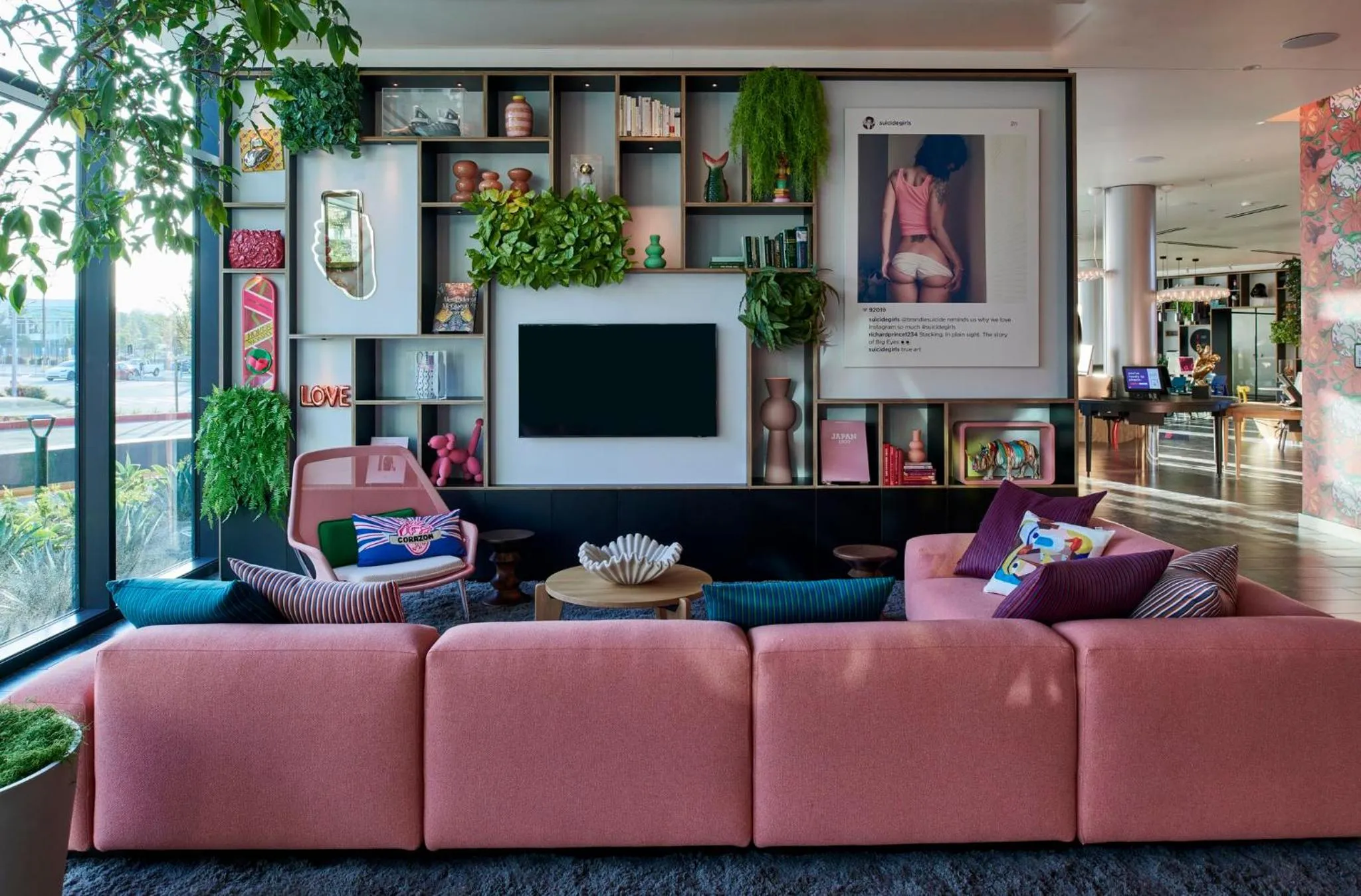 Lobby or reception in citizenM Menlo Park