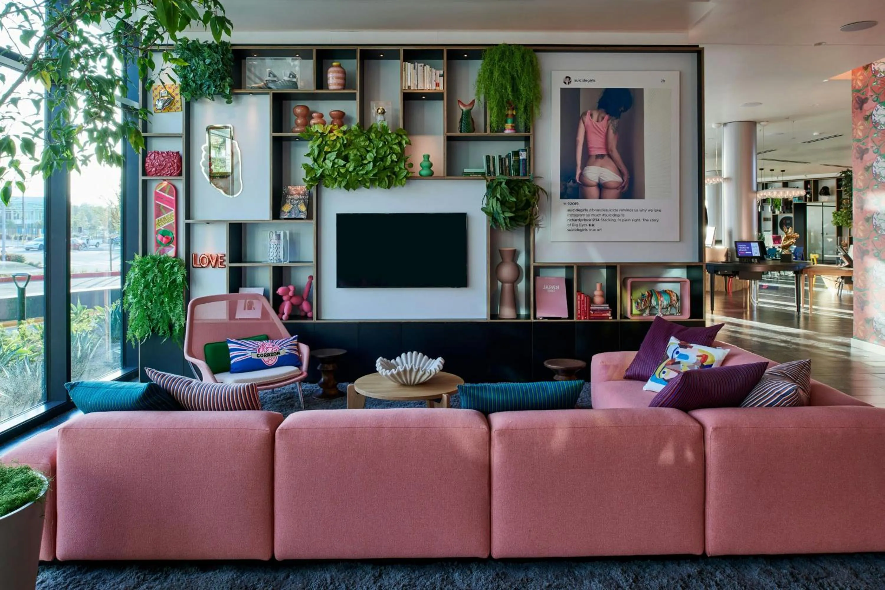 Lobby or reception in citizenM Menlo Park