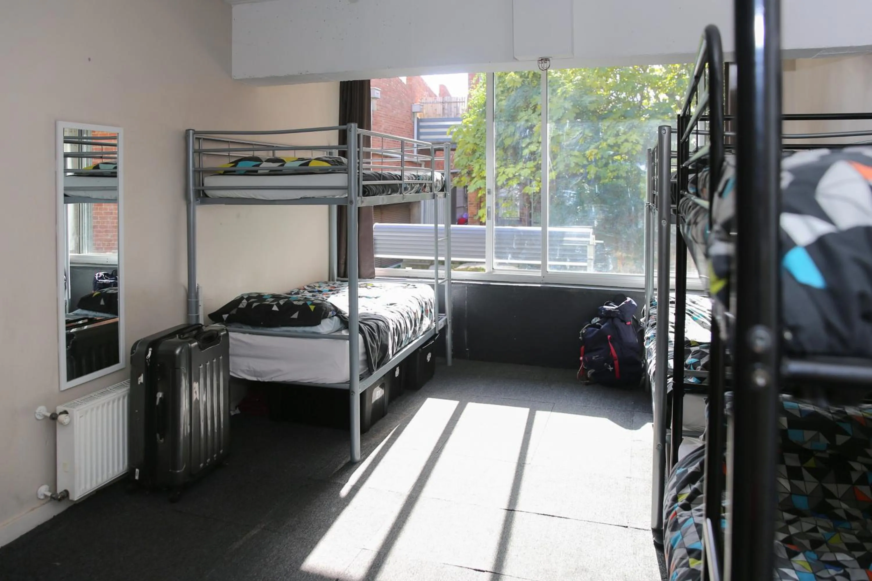 View (from property/room), Bed in Barkly Backpackers