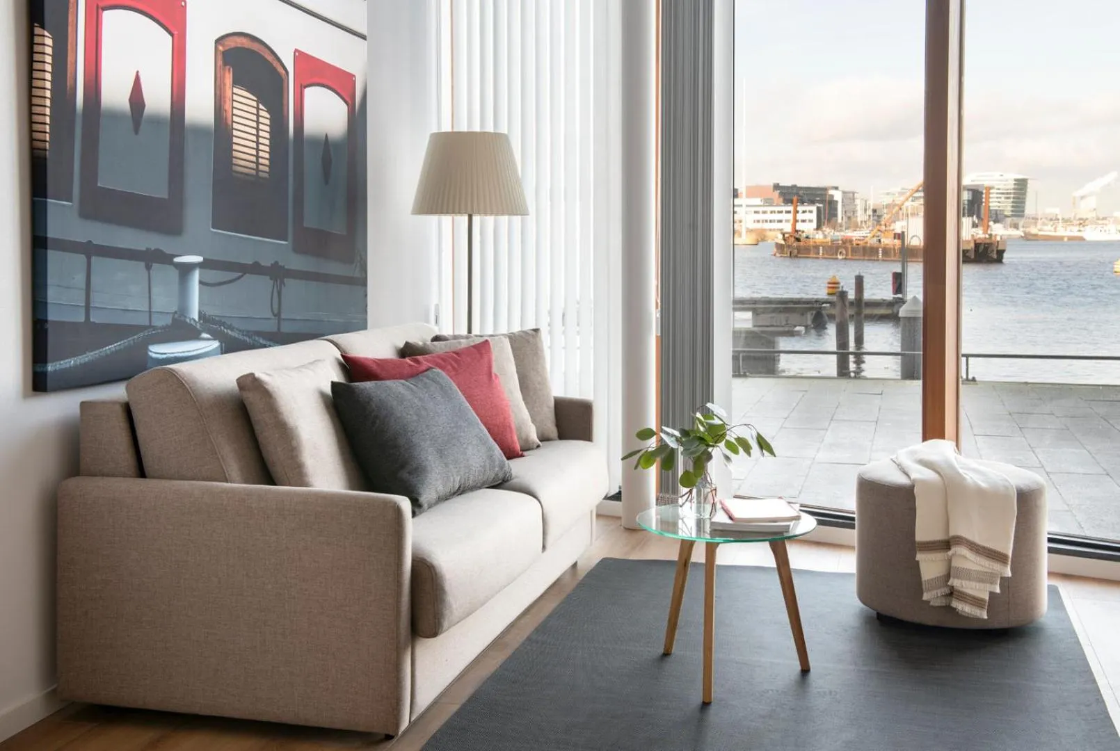 Living room in Eric Vökel Boutique Apartments - Riverfront Suites