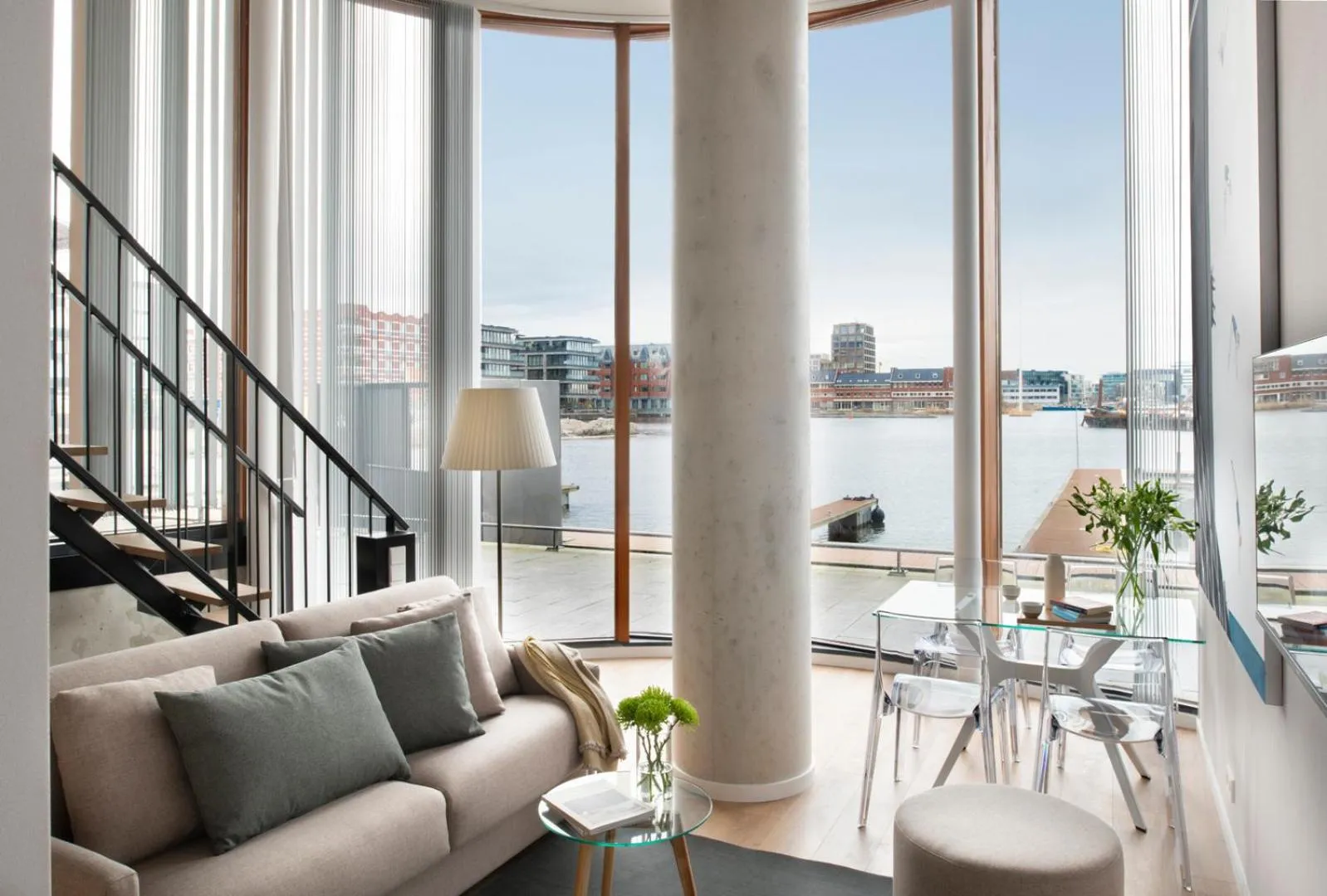 Living room in Eric Vökel Boutique Apartments - Riverfront Suites