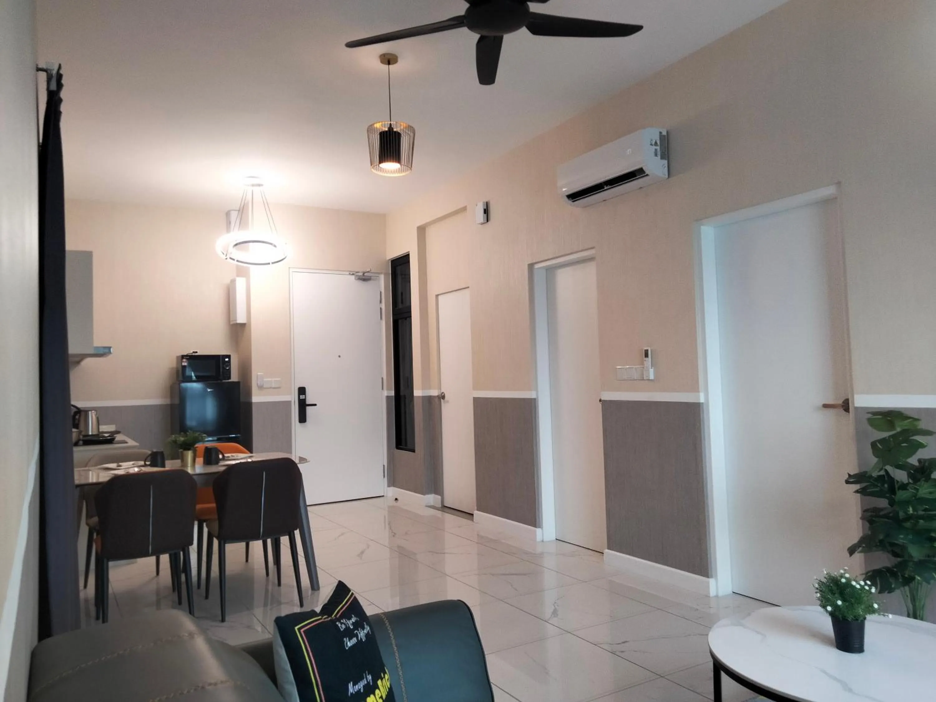 Kitchen or kitchenette in Cubic Botanical Suites Bangsar South by HomeBrickz