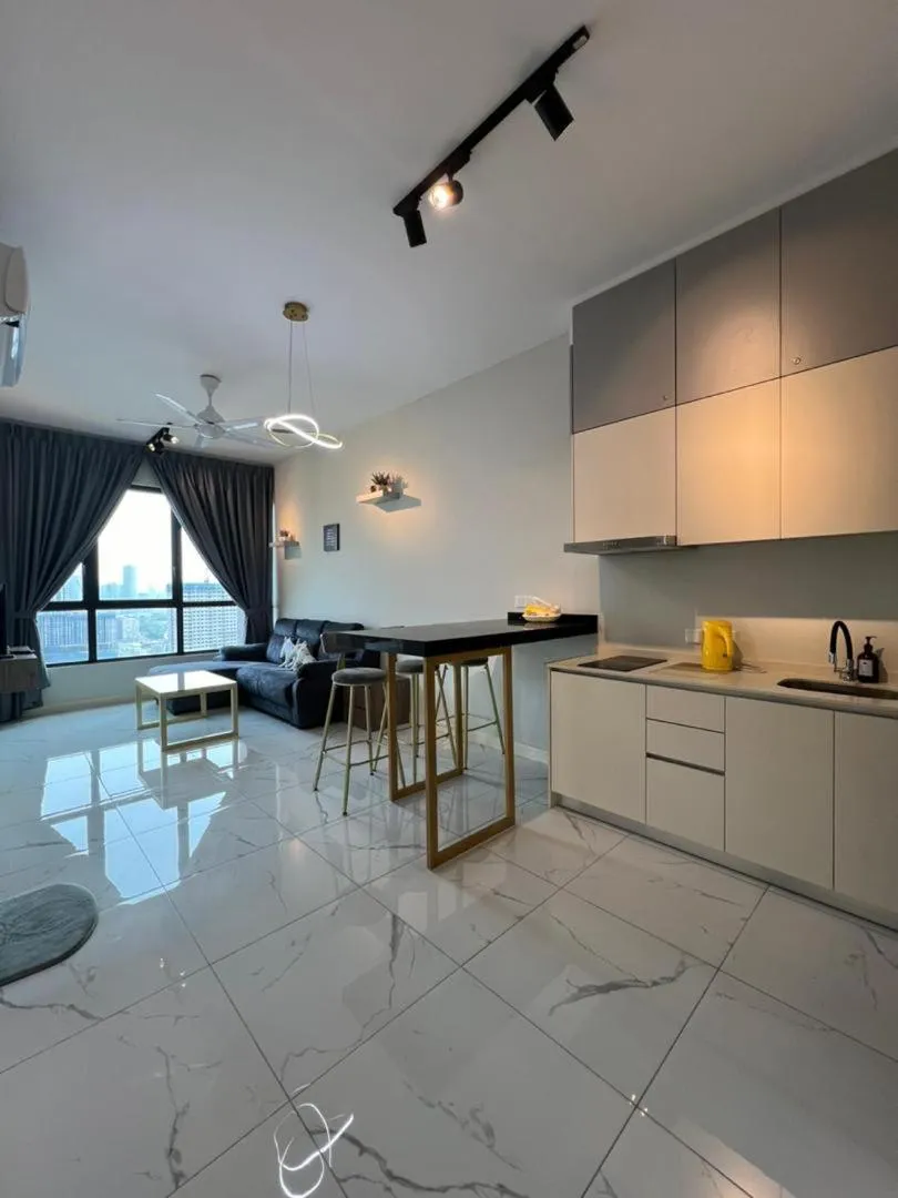 Kitchen or kitchenette in Cubic Botanical Suites Bangsar South by HomeBrickz