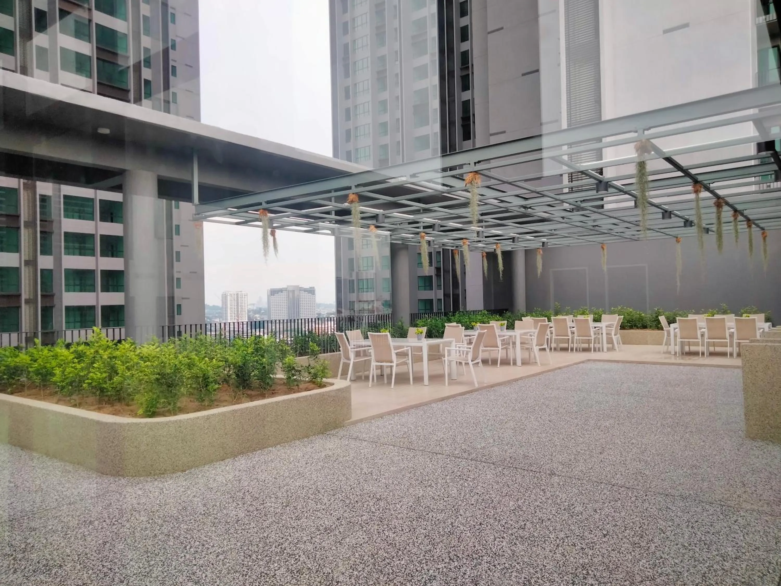 Dining area in Cubic Botanical Suites Bangsar South by HomeBrickz