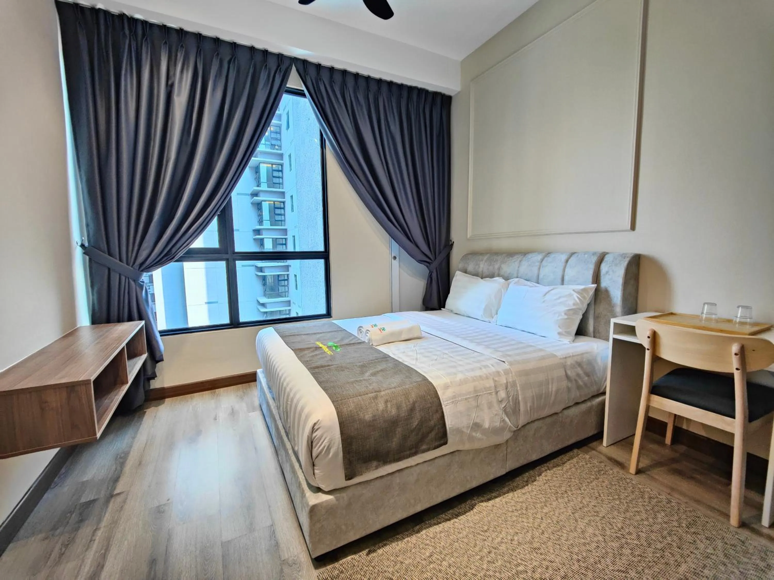 Bed in Cubic Botanical Suites Bangsar South by HomeBrickz