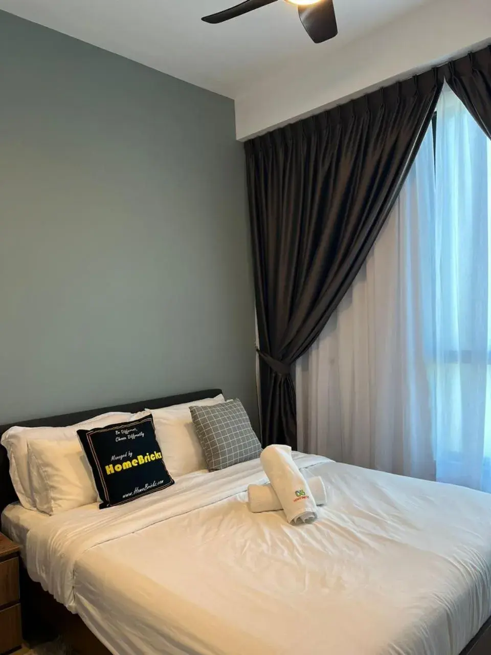 Bed in Cubic Botanical Suites Bangsar South by HomeBrickz Bed in Cubic Botanical Suites Bangsar South by HomeBrickz