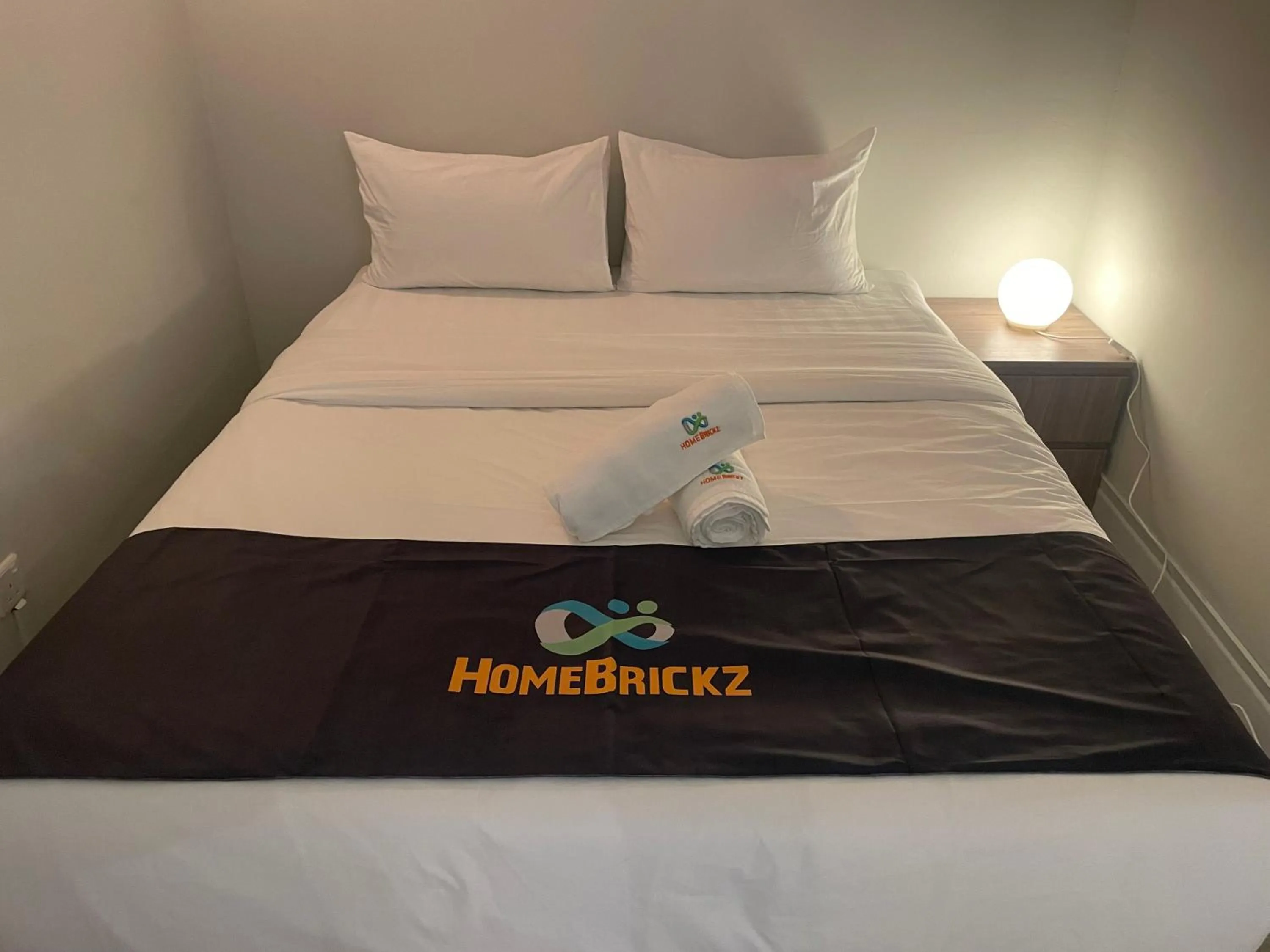 Bedroom, Bed in Cubic Botanical Suites Bangsar South by HomeBrickz