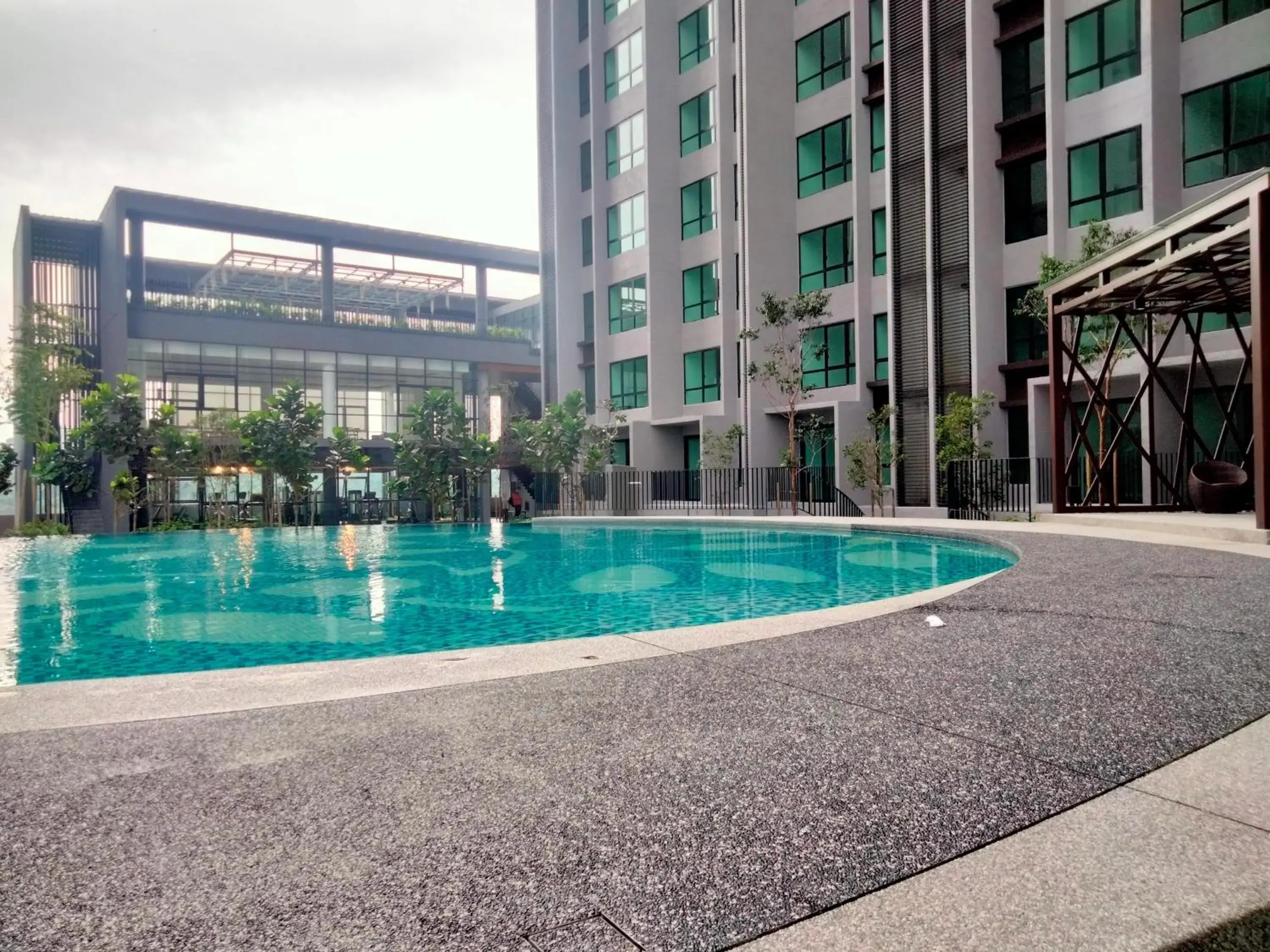 Swimming pool in Cubic Botanical Suites Bangsar South by HomeBrickz Swimming pool in Cubic Botanical Suites Bangsar South by HomeBrickz