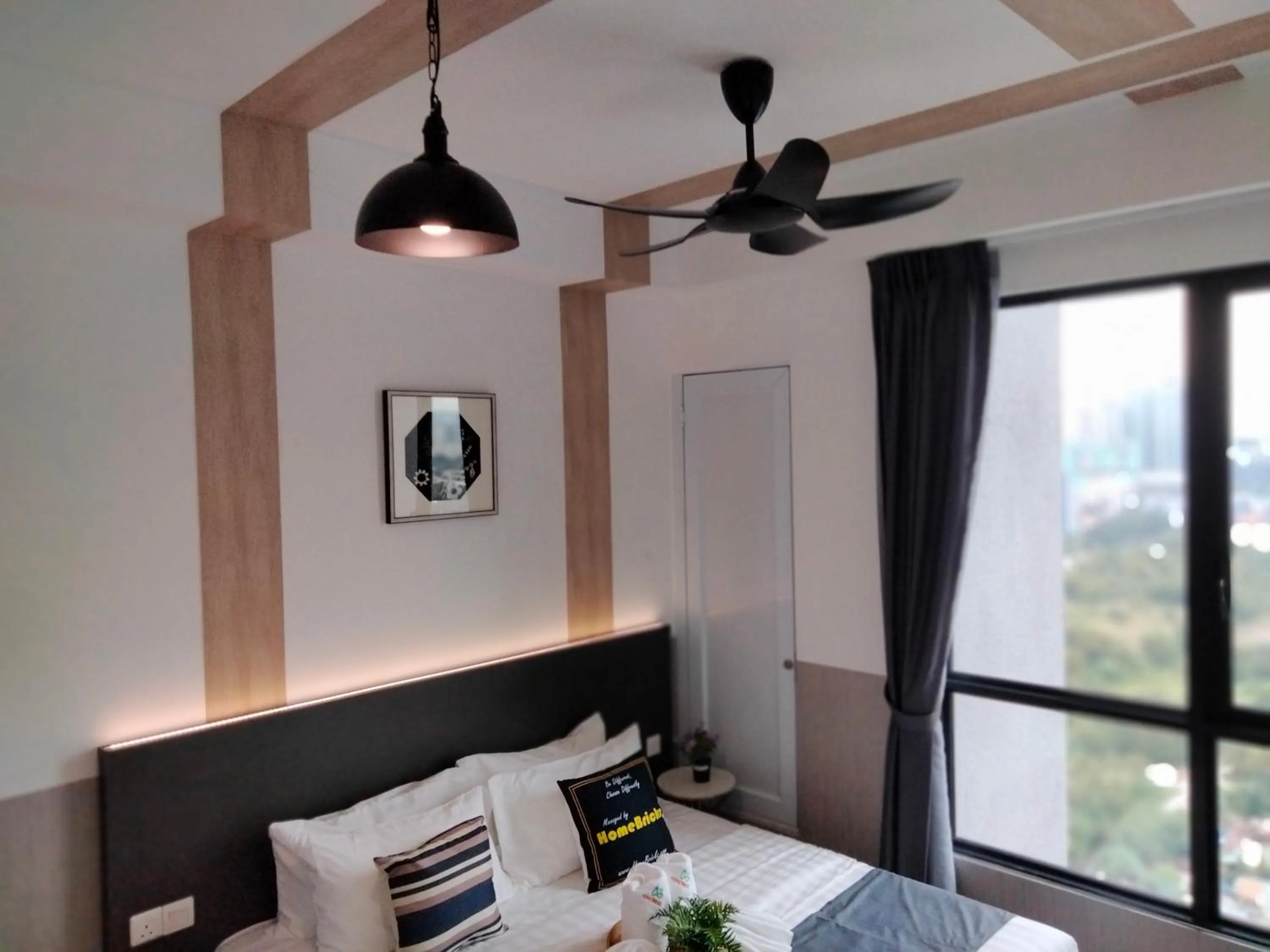 Bed in Cubic Botanical Suites Bangsar South by HomeBrickz