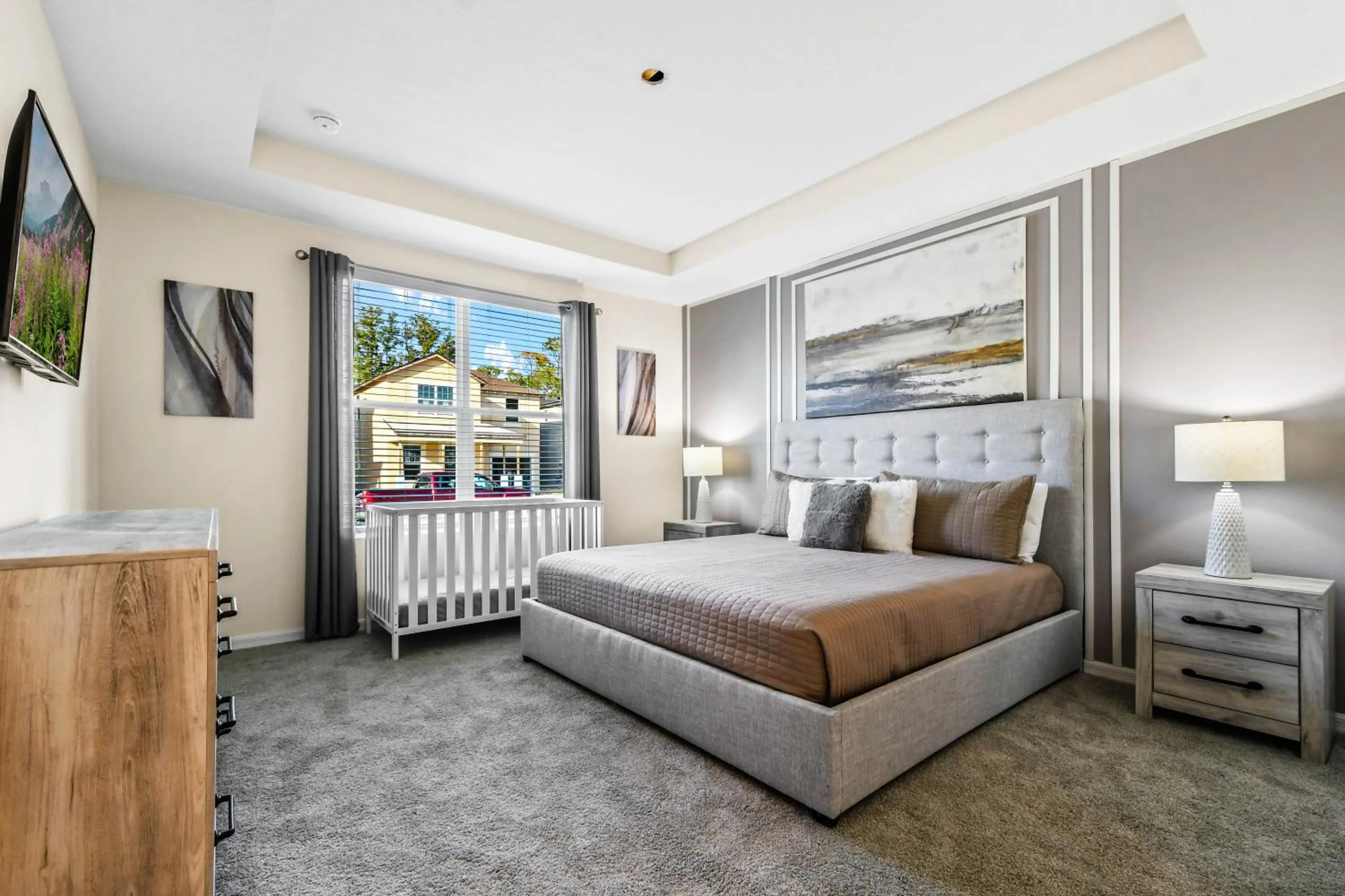 Bed in Resort-Style Home with Pool, Near Disney!