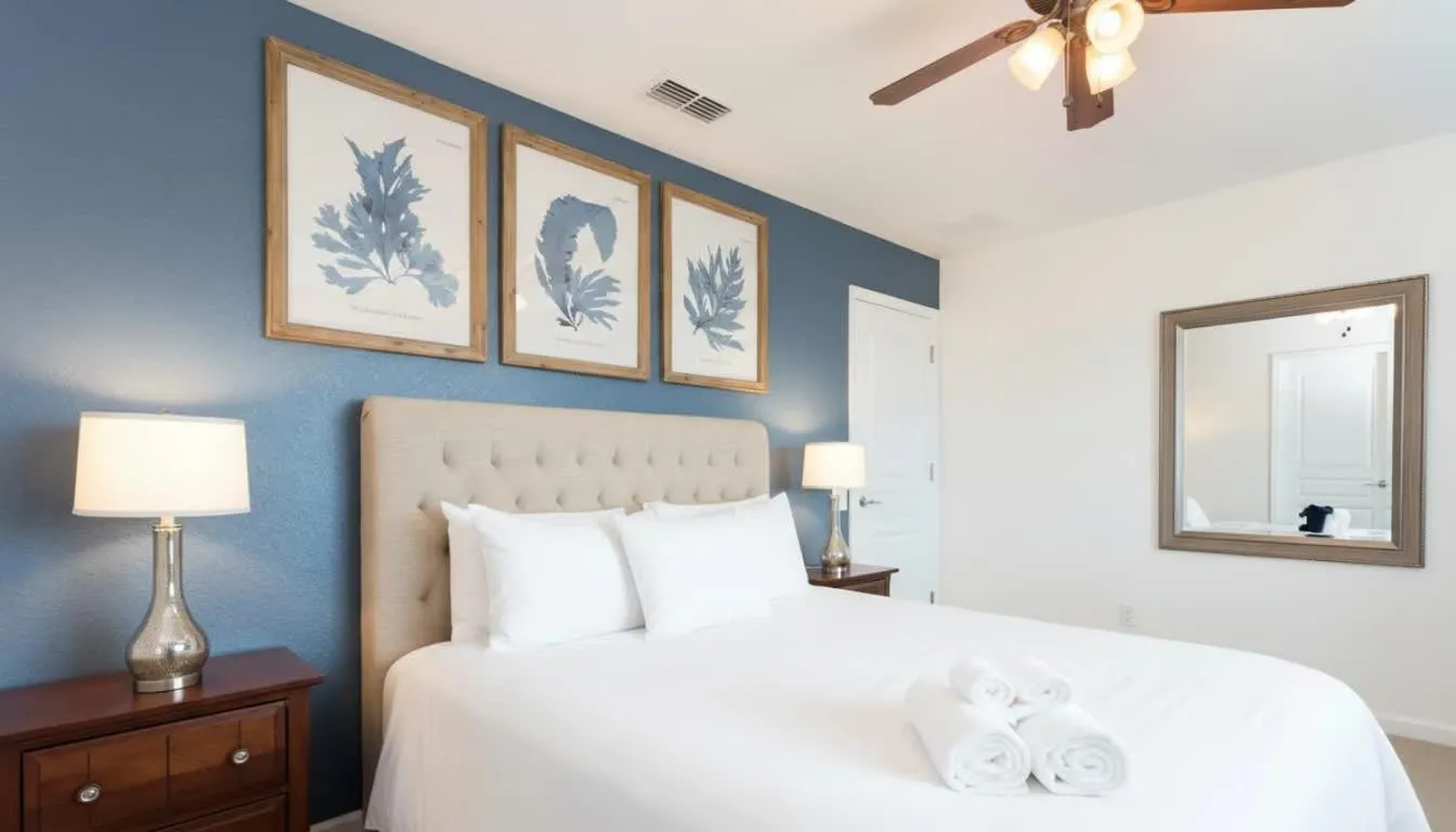 Bed in 6BR Private Pool, Spa, Gameroom, Close to Disney