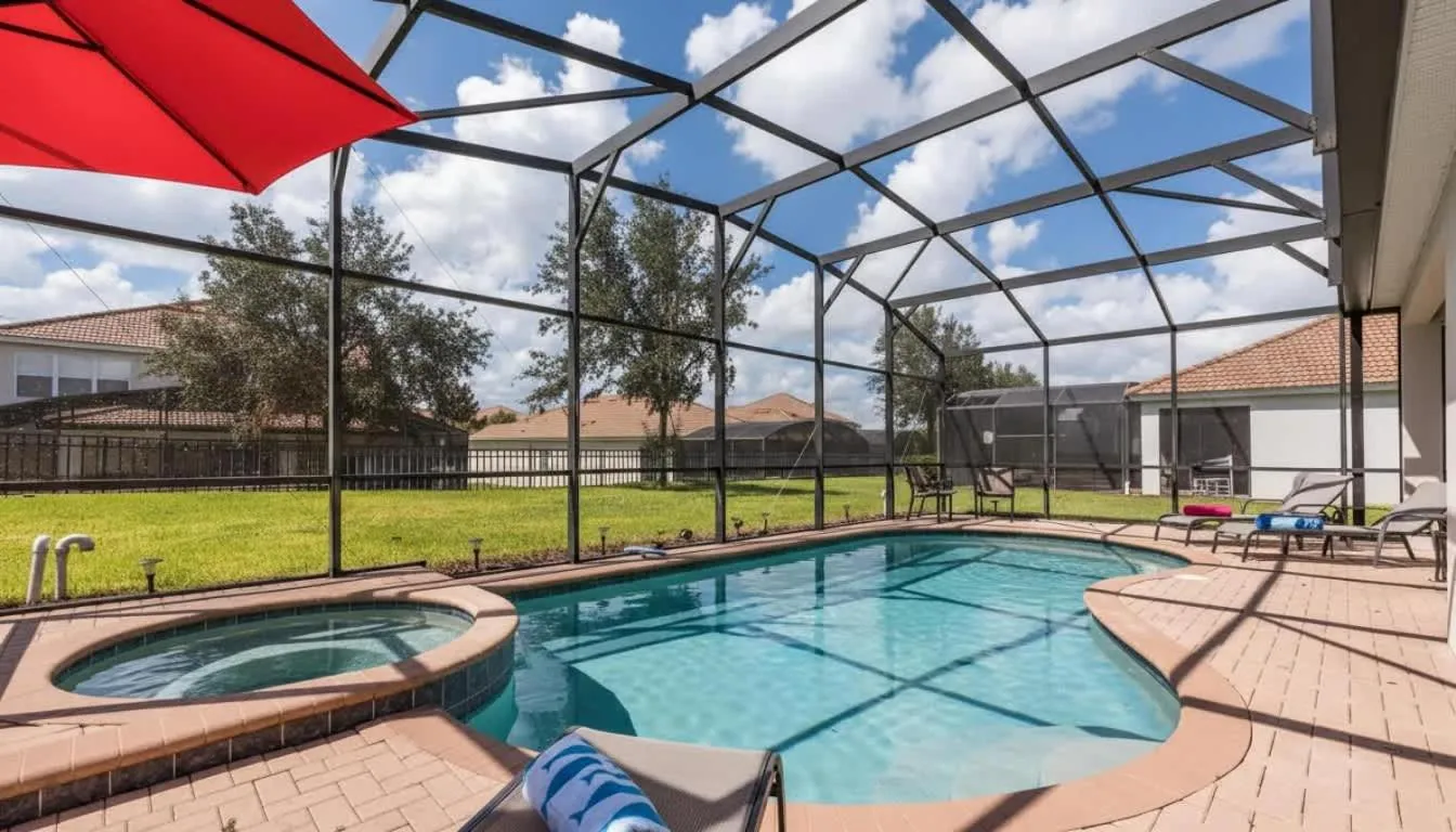 Swimming pool in 6BR Private Pool, Spa, Gameroom, Close to Disney