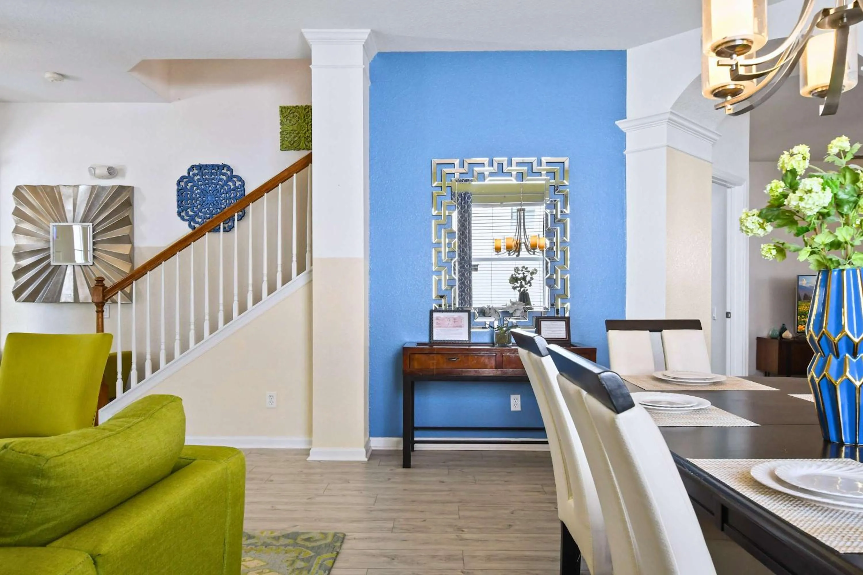 Living room in 6BR Private Pool, Spa, Gameroom, Close to Disney