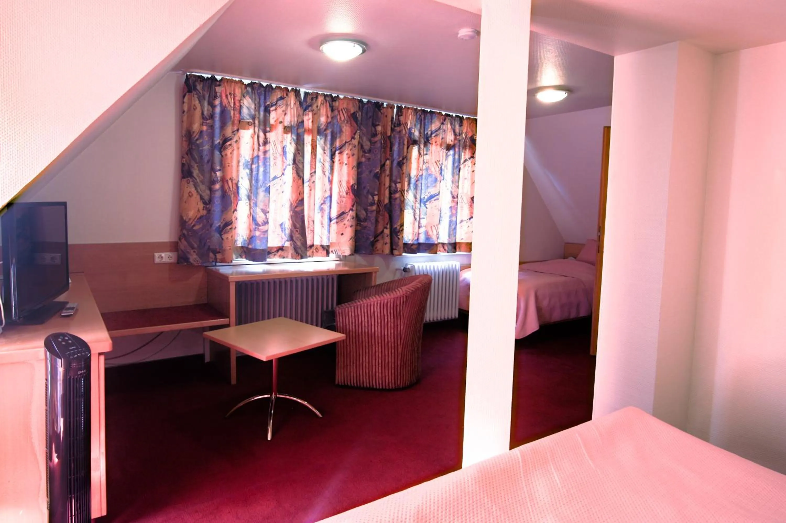 Bed in Hotel Strand-Café