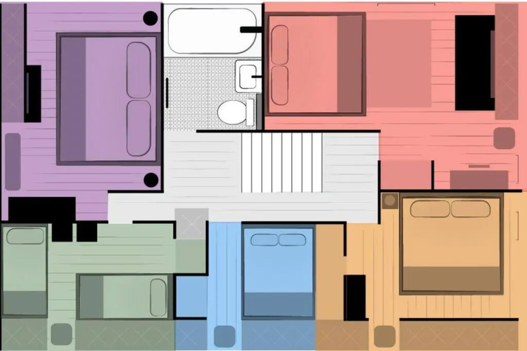 Floor plan in The Norsdale plus CMYK Motel on 10 acres in Phoenicia