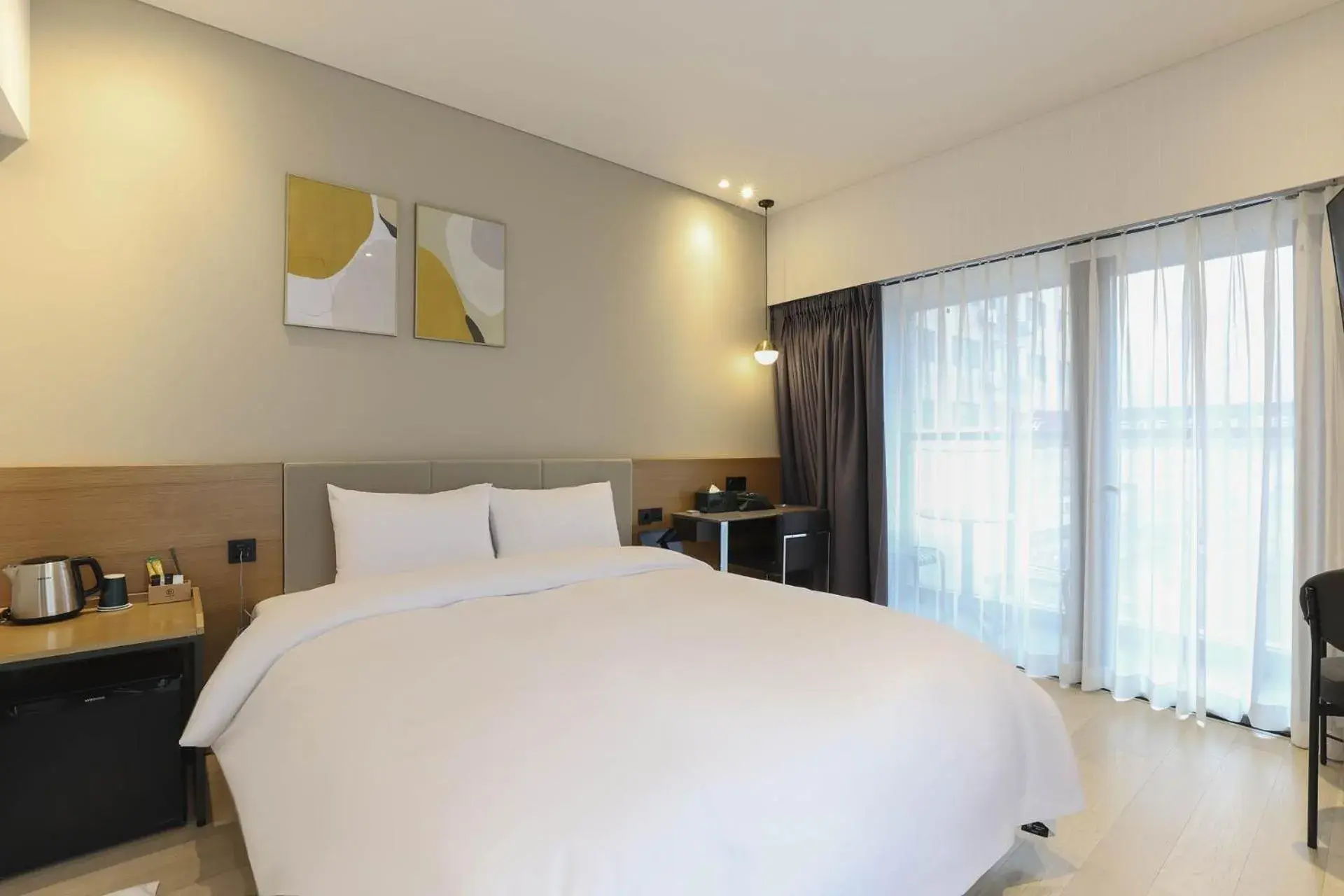 Bed in Brown Dot Hotel Haeundae Bed in Brown Dot Hotel Haeundae