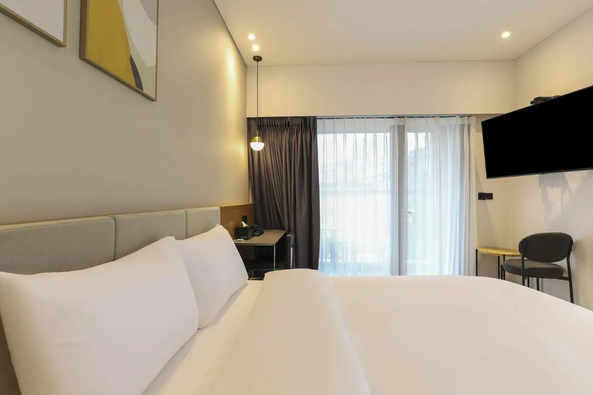 Bed in Brown Dot Hotel Haeundae Bed in Brown Dot Hotel Haeundae