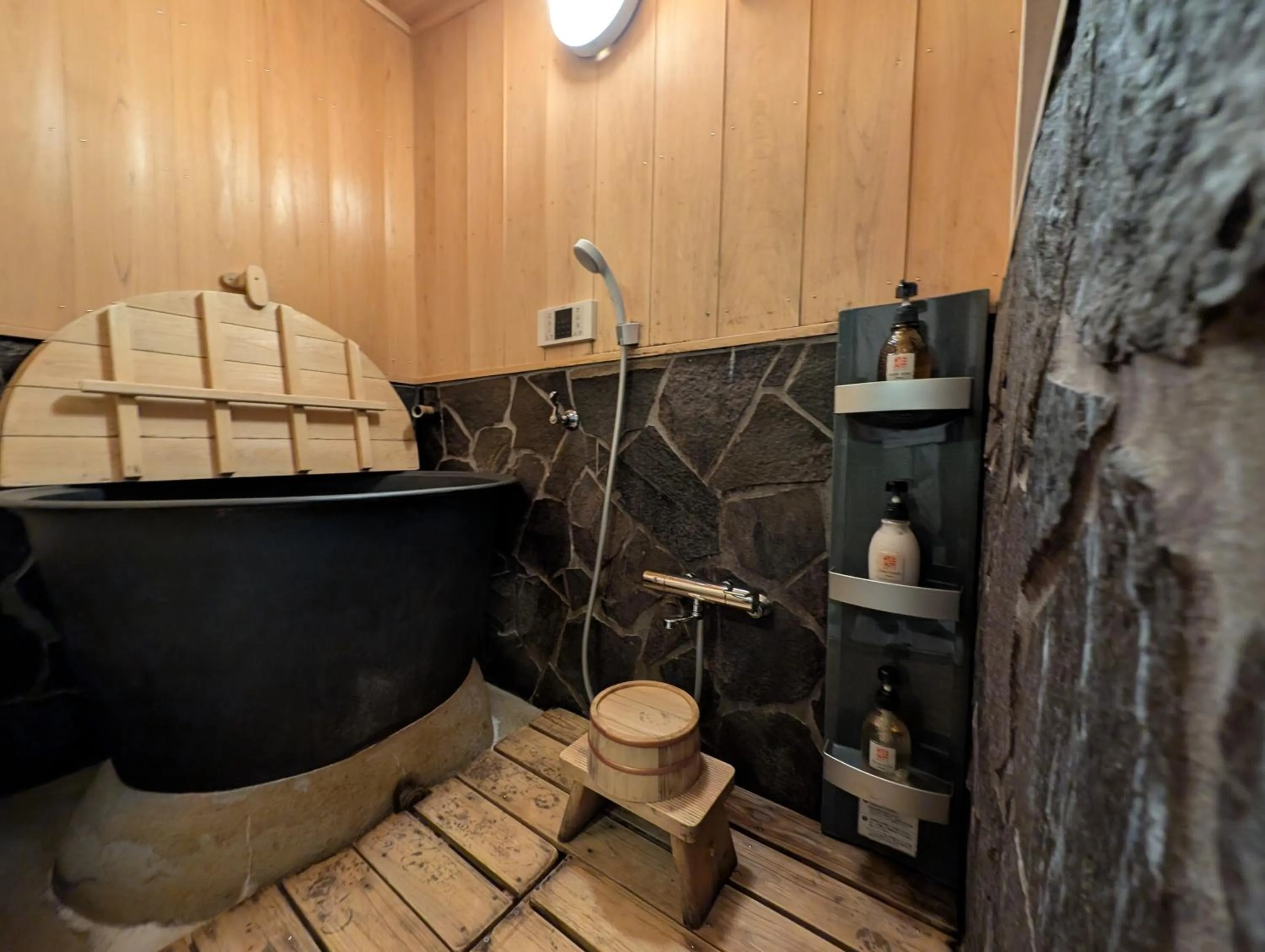 Bathroom in Demizu Meiji-Era Machiya in Kyoto