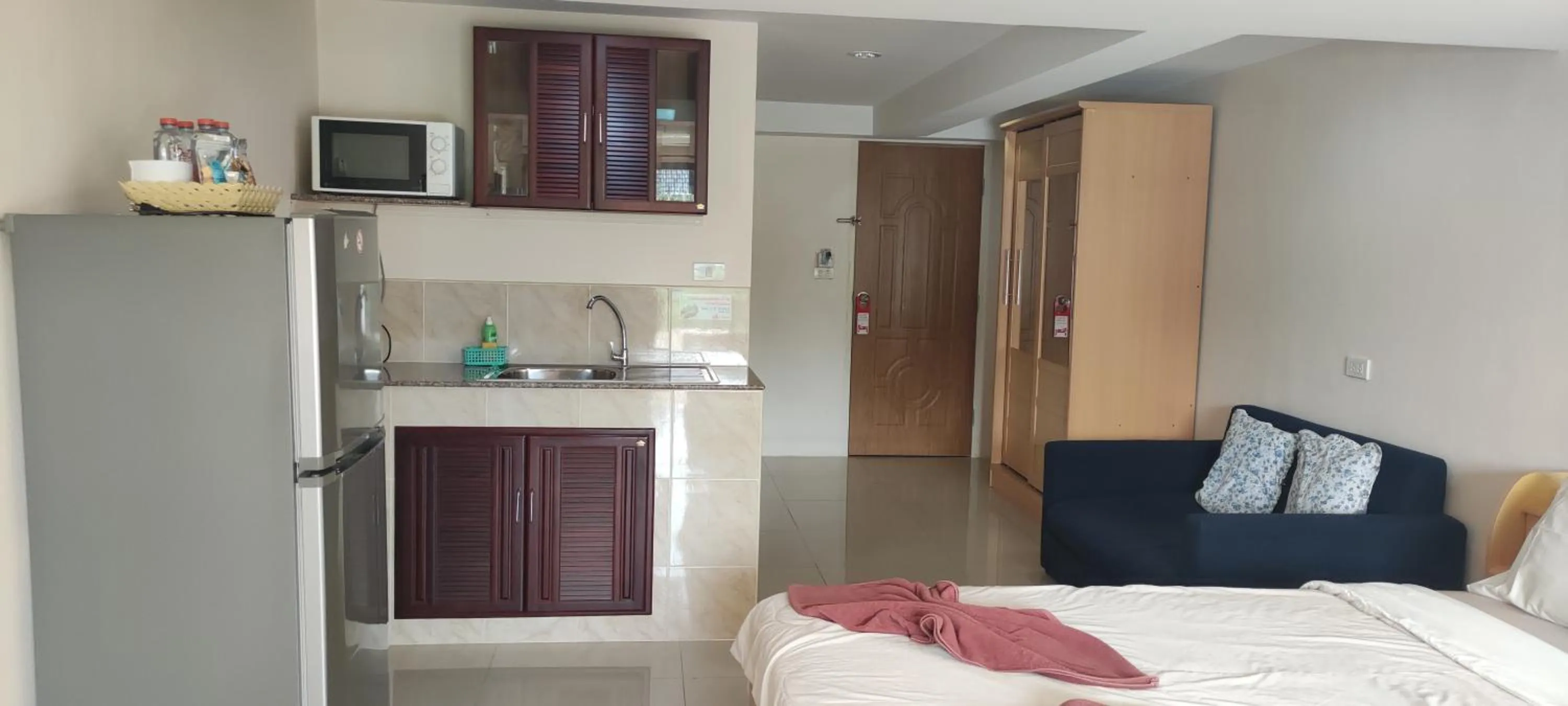 Kitchen or kitchenette, Bed in Dream Boutique Hotel