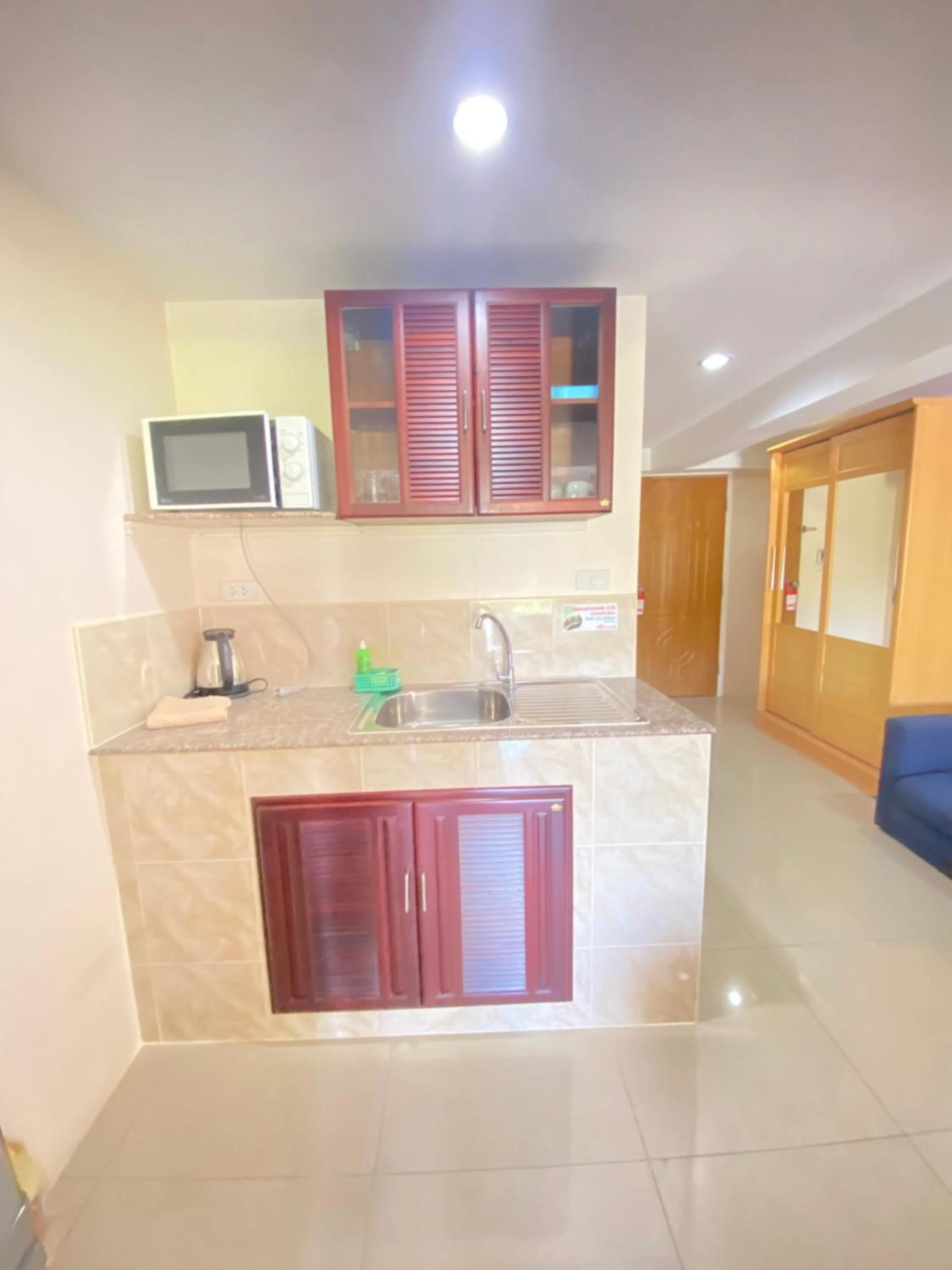 Kitchen or kitchenette in Dream Boutique Hotel