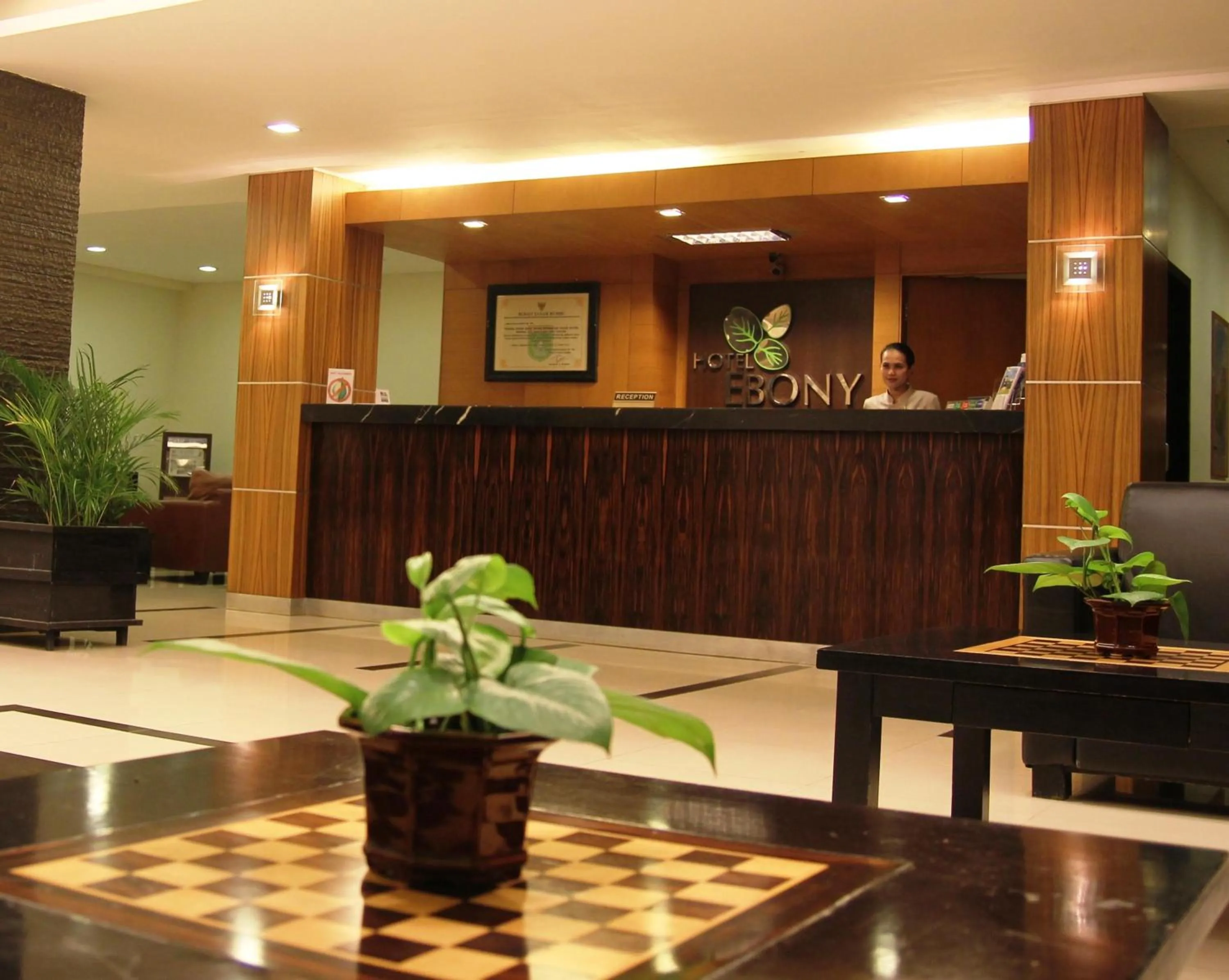 Lobby or reception in Hotel Ebony Batulicin
