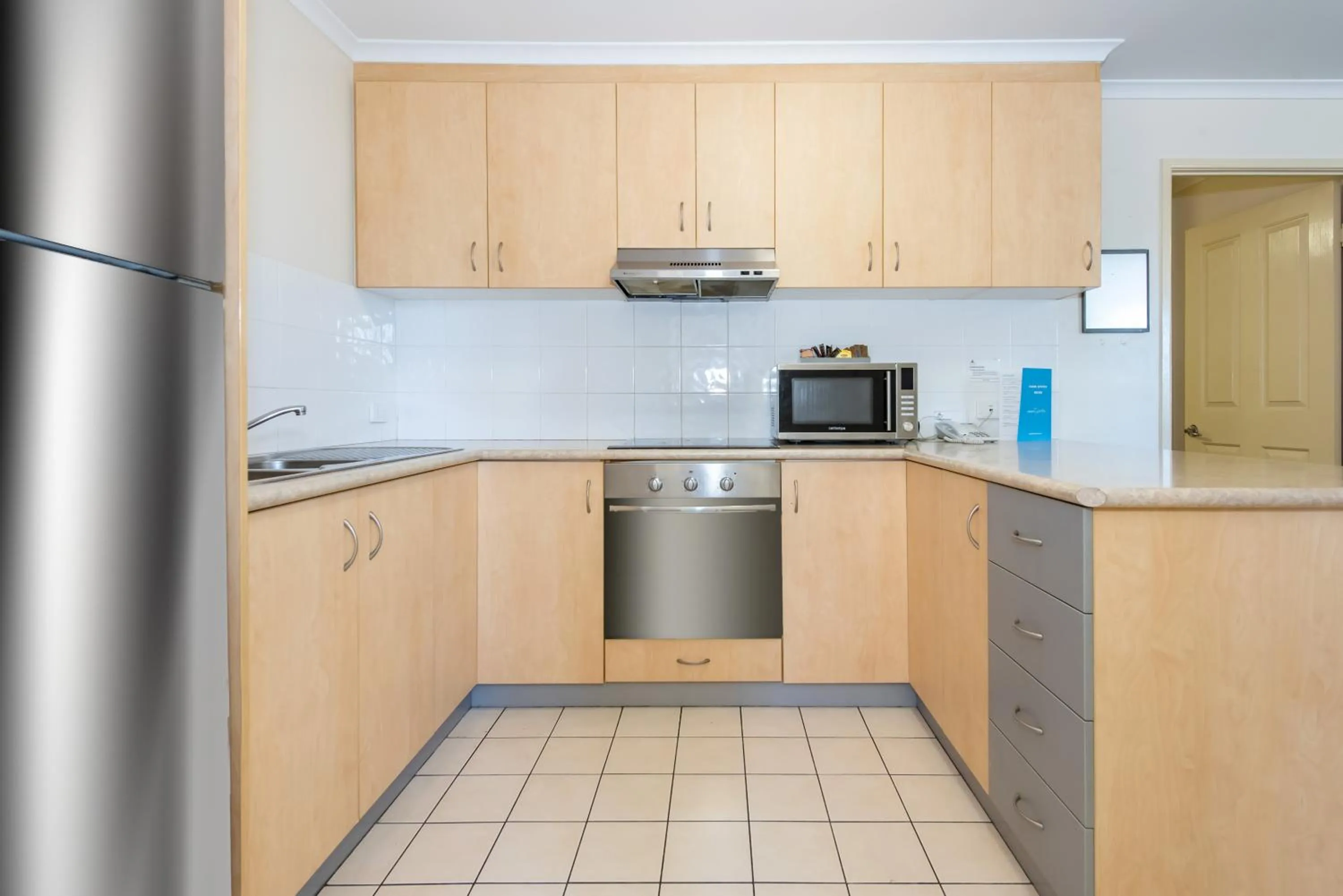 Kitchen or kitchenette in Coral Cay Resort