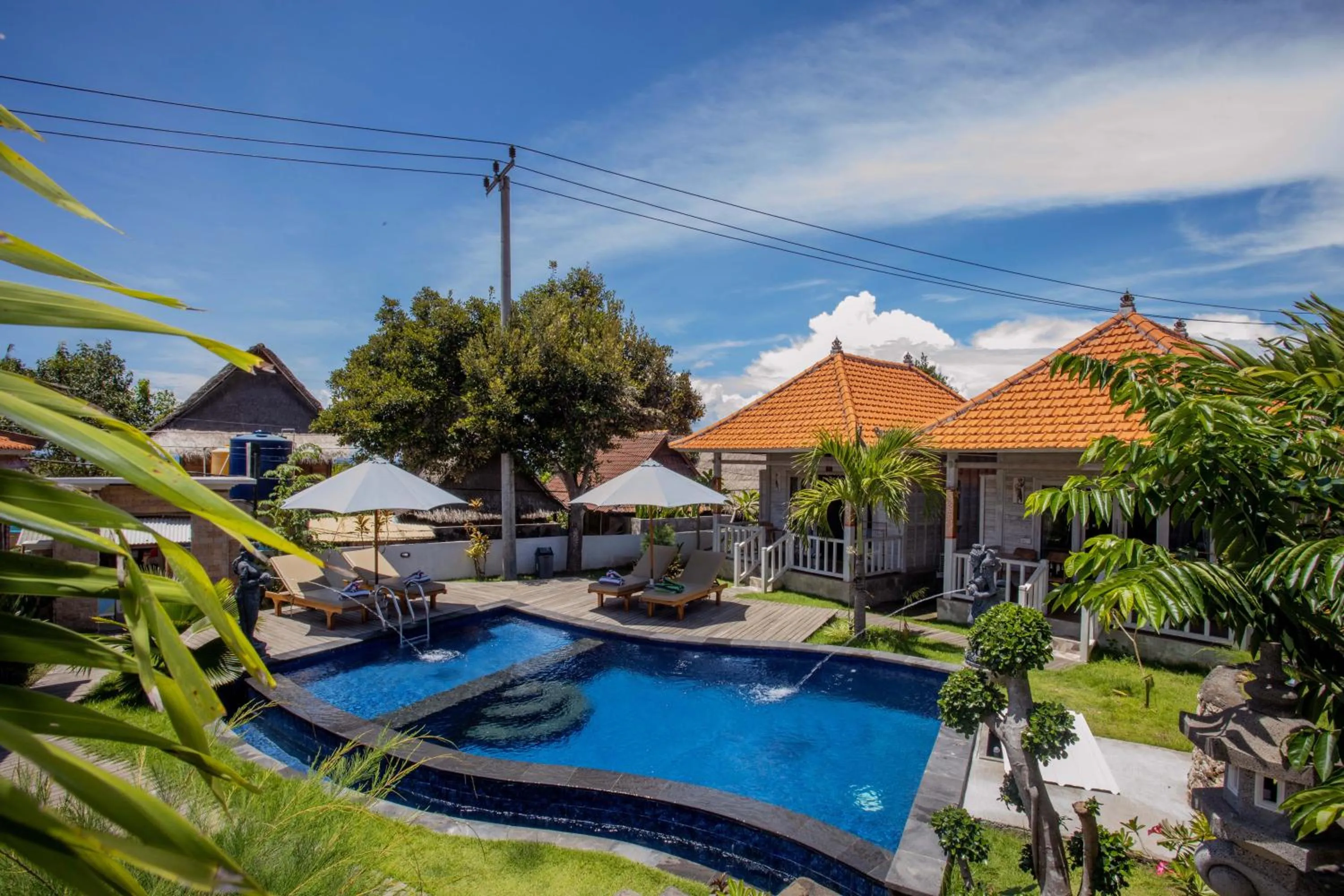 Swimming pool in Blue Sky Villa Ceningan