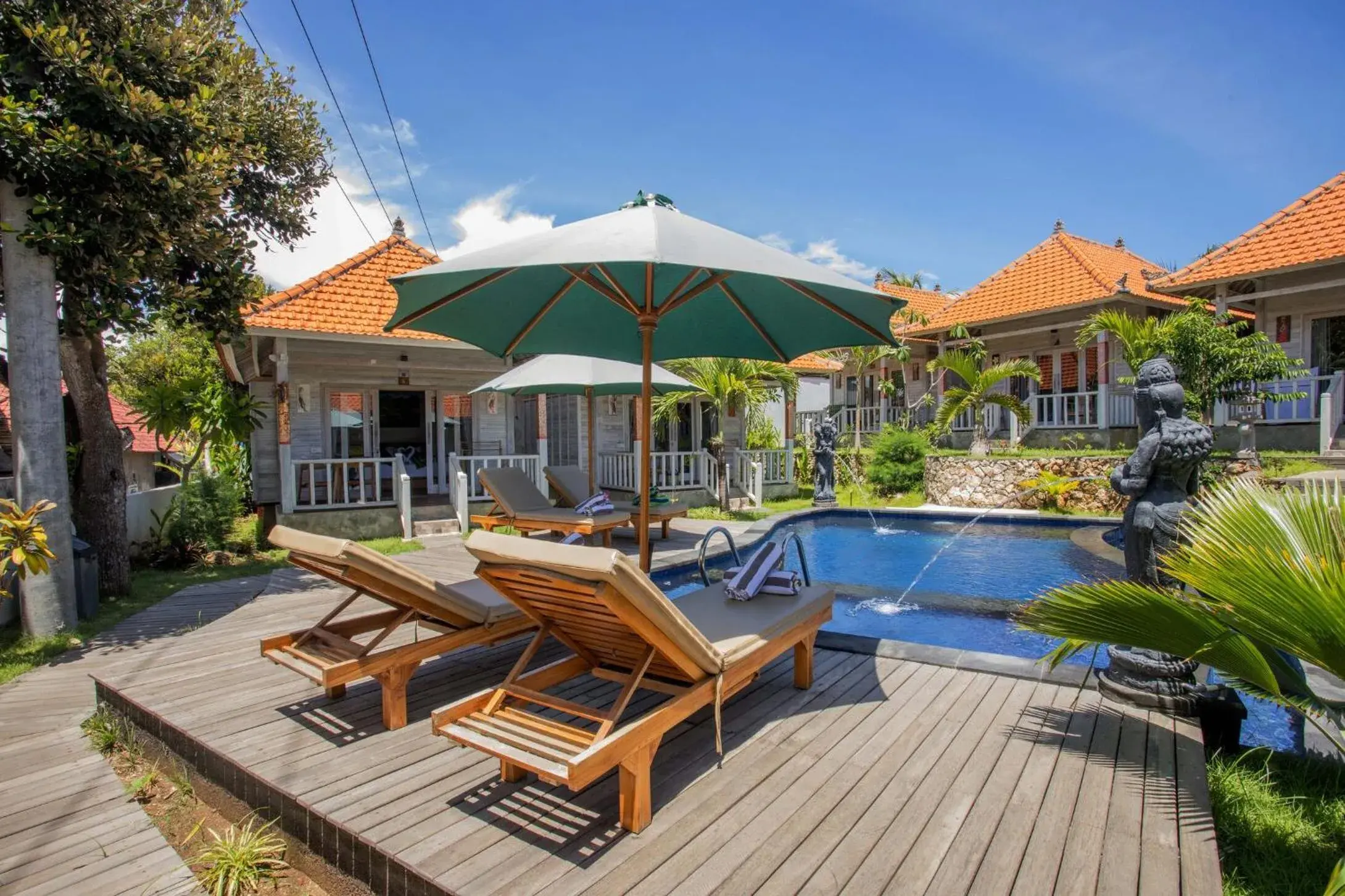 sunbed in Blue Sky Villa Ceningan sunbed in Blue Sky Villa Ceningan